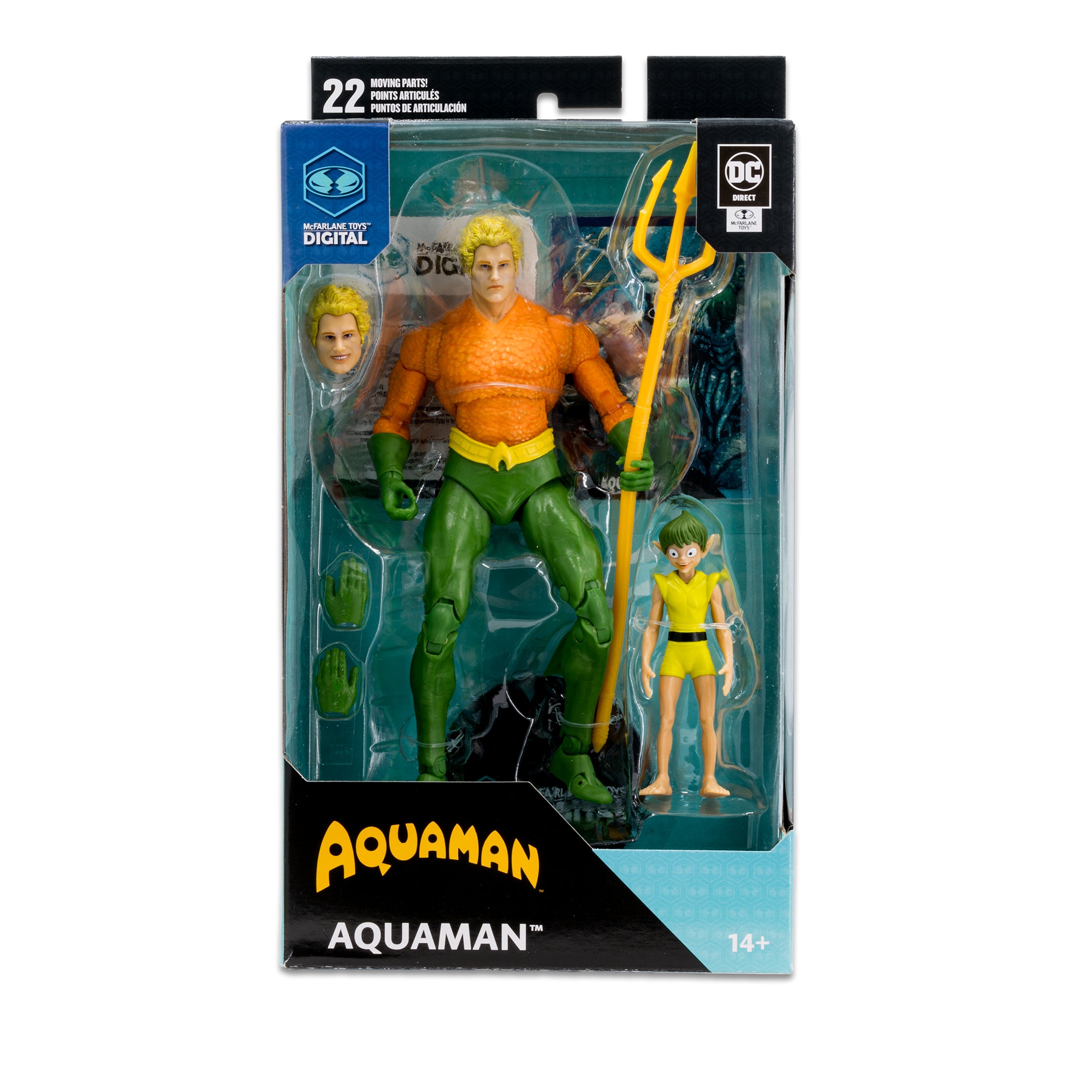 DC Direct Aquaman (DC Classic) with McFarlane Toys Digital Collectible、mySite、hgirdovlk