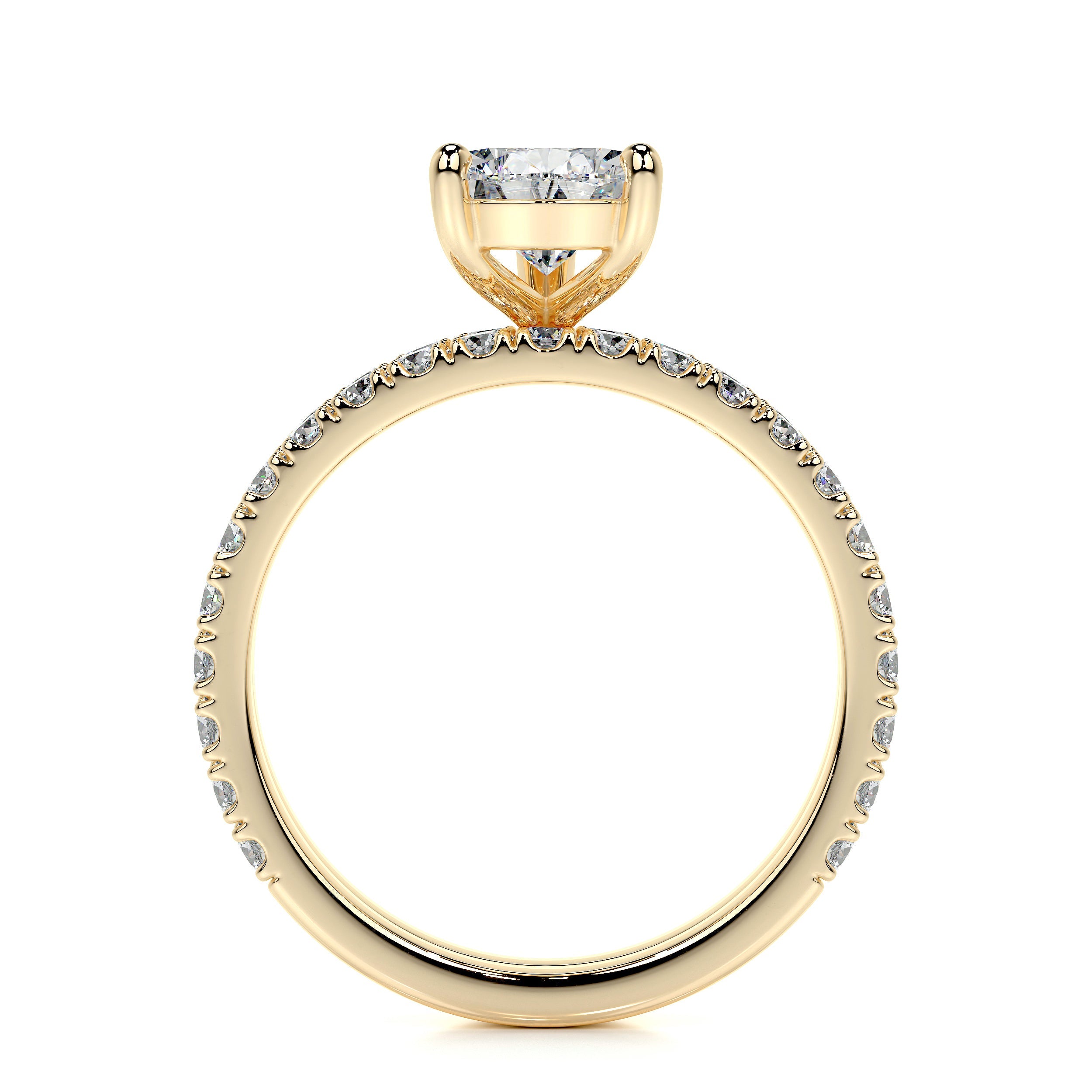 Stephanie Lab Grown Diamond Bridal Set -18K Yellow Gold、mySite、hinf8tx79