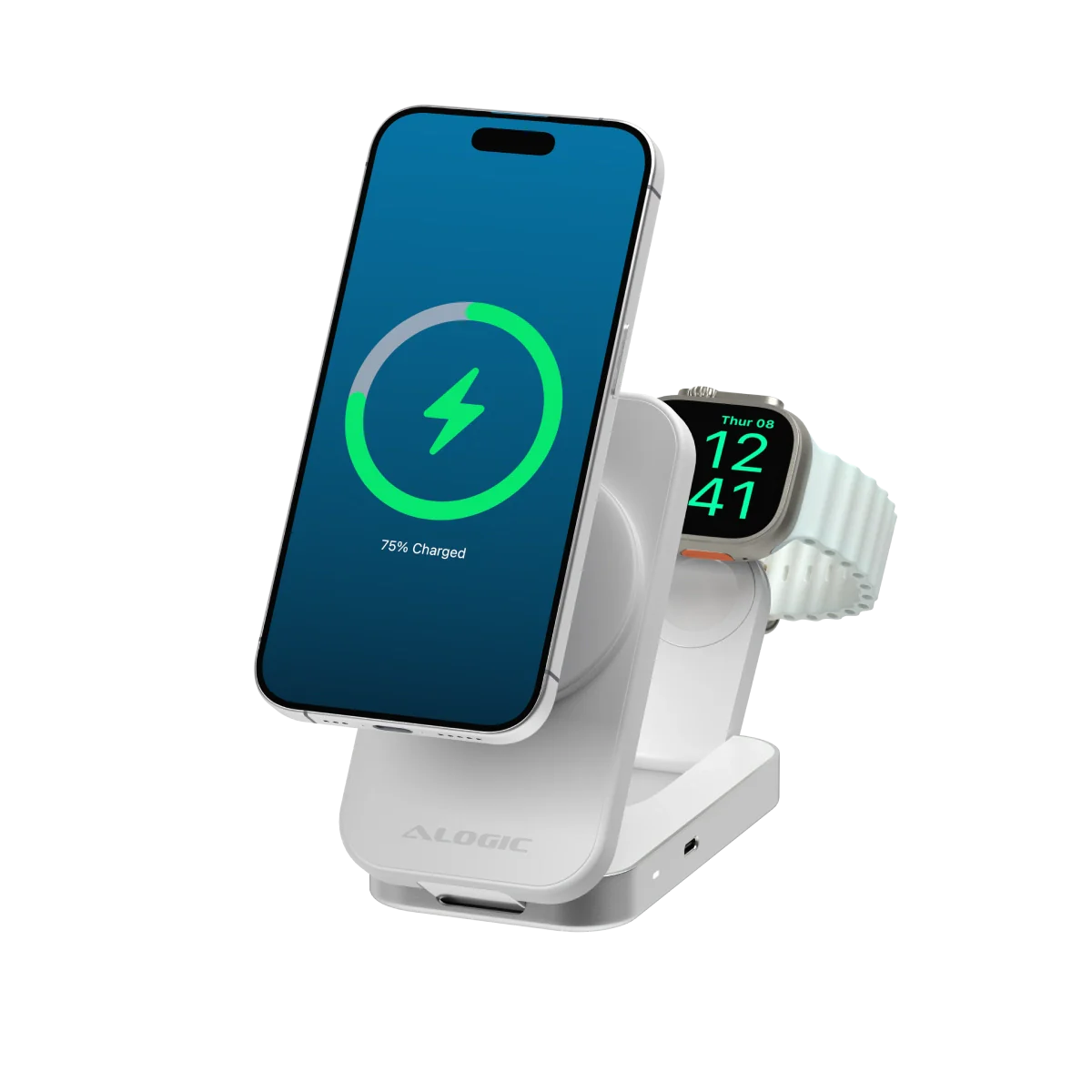 Flip 2-in-1 Qi2 Fast Wireless Charging Stand、mySite、fannypackpong