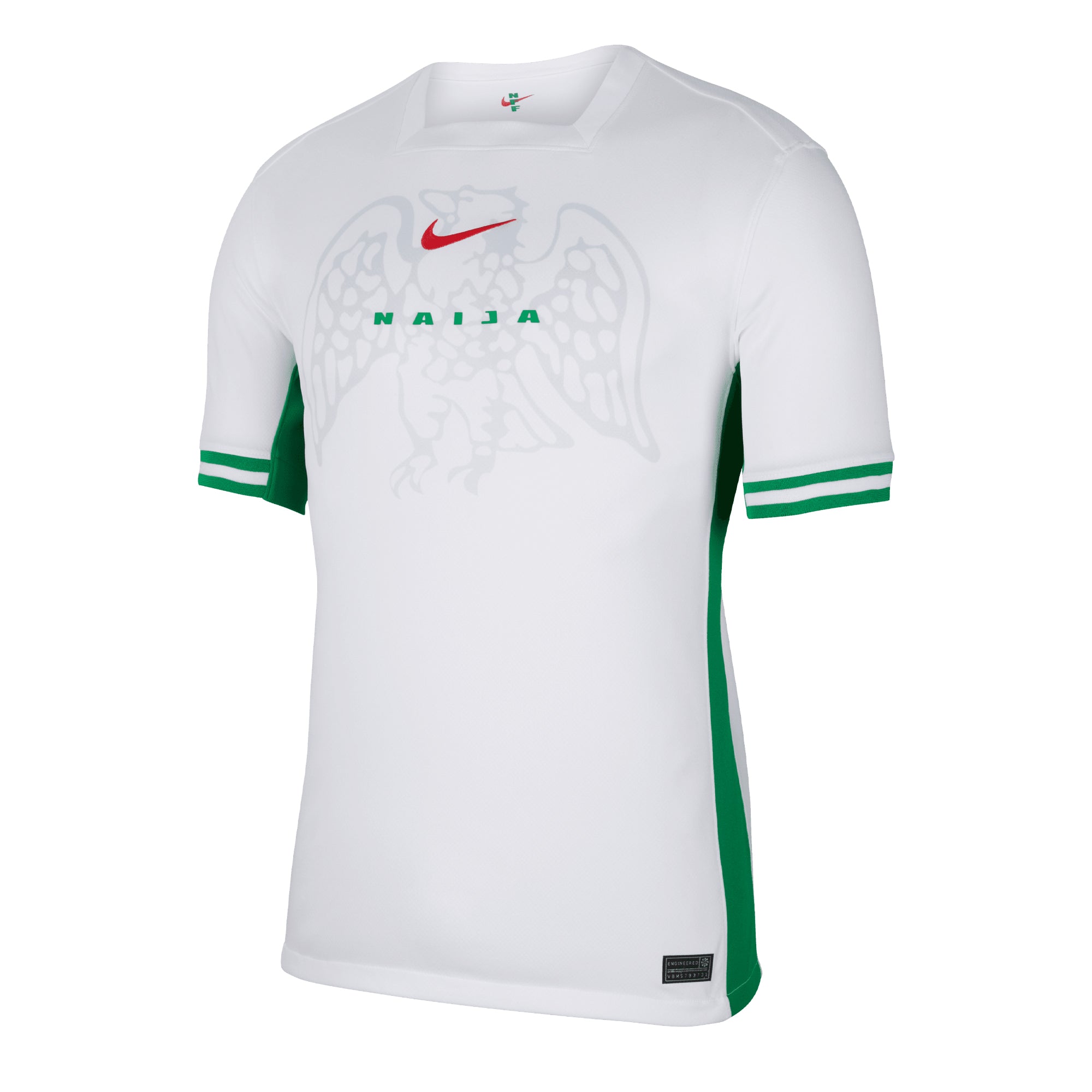 Nike Men's Nigeria 2024/25 Home Jersey White/Green、mySite、bottomscart