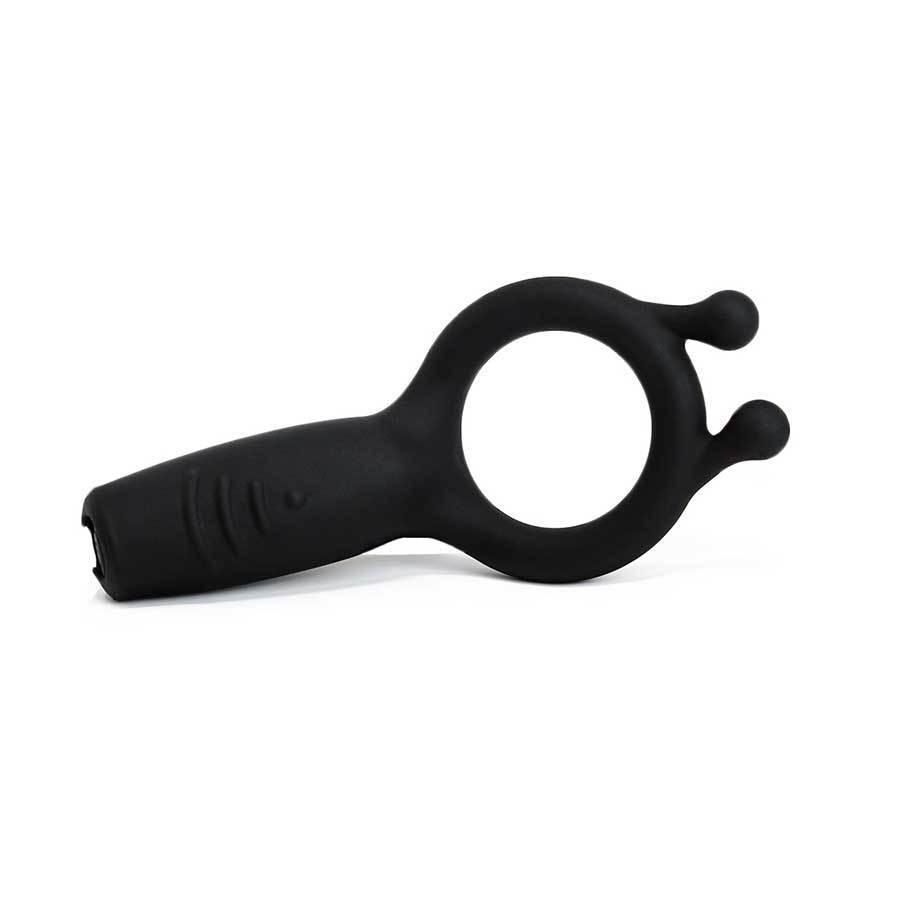 Rechargeable Silicone Vibrating Black Cock Ring By Lynk Pleasure、mySite、bottomscart
