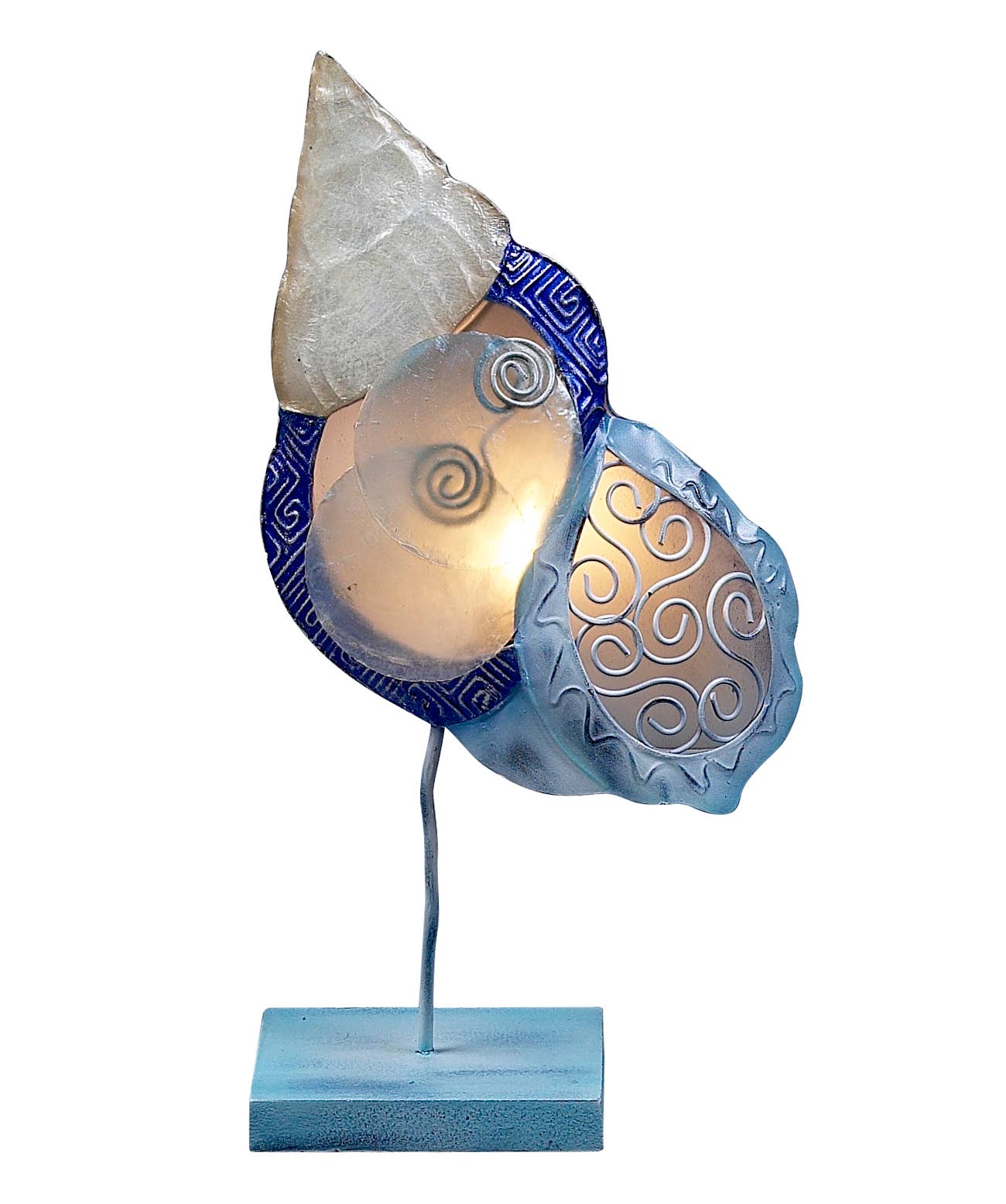 Capiz Corfu Shell Lamp、mySite、g9winljtr