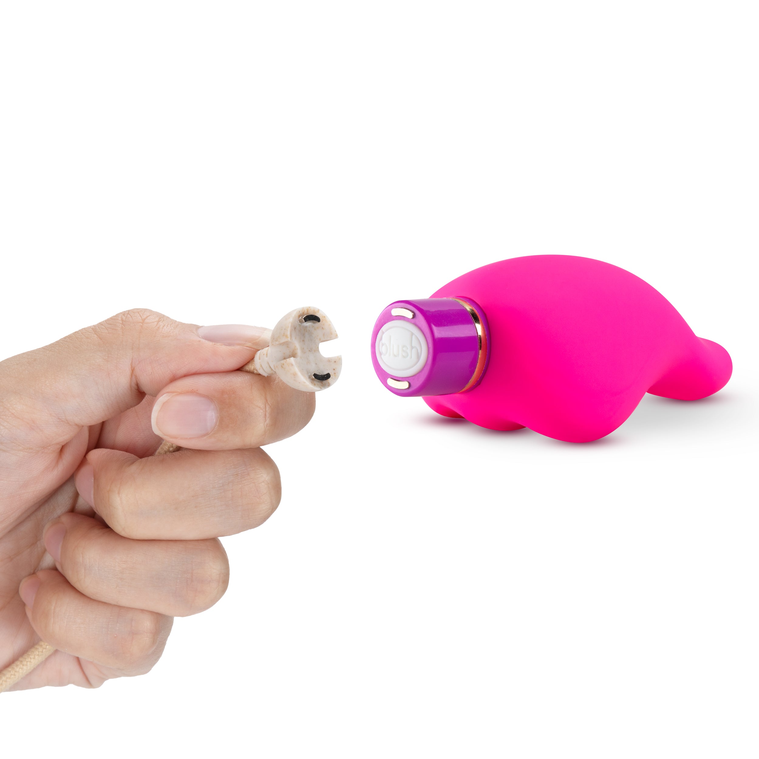 Aria By Blush® | Epic AF: Curved Fuchsia Silicone Vibrator with Powerful RumboTech™ Technology、mySite、bottomscart