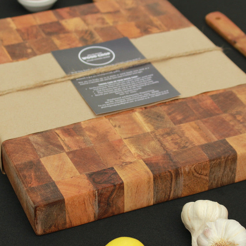 Wooden End Grain Cutting Board | Butcher Block | Brown、mySite、camillekostekn