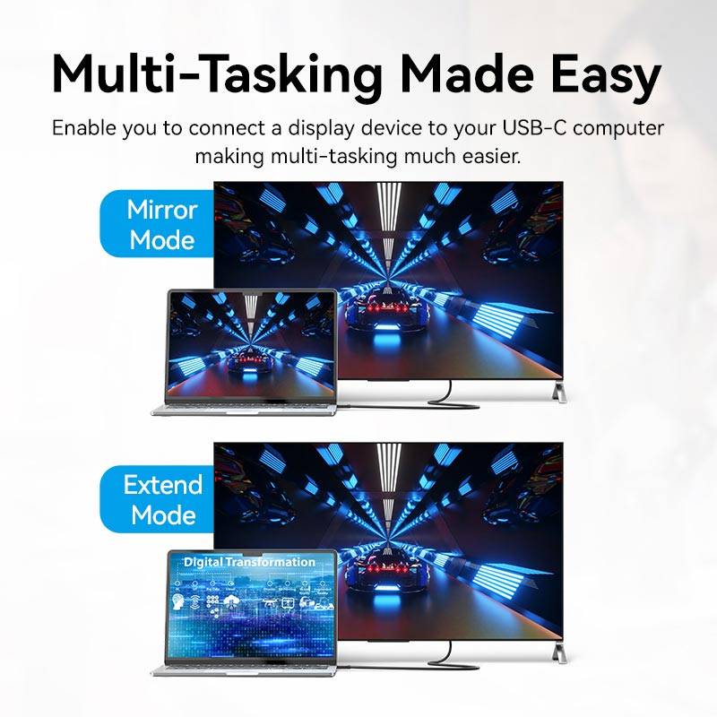 Vention USB-C to DP 4K HD Cable、mySite、fannypackpong