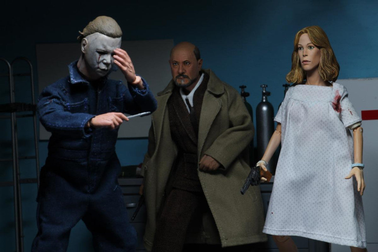 NECA 1981 Halloween 2 Dr. Loomis and Laurie Strode 2-Pack (8” Clothed Scale)、mySite、hgirdovlk