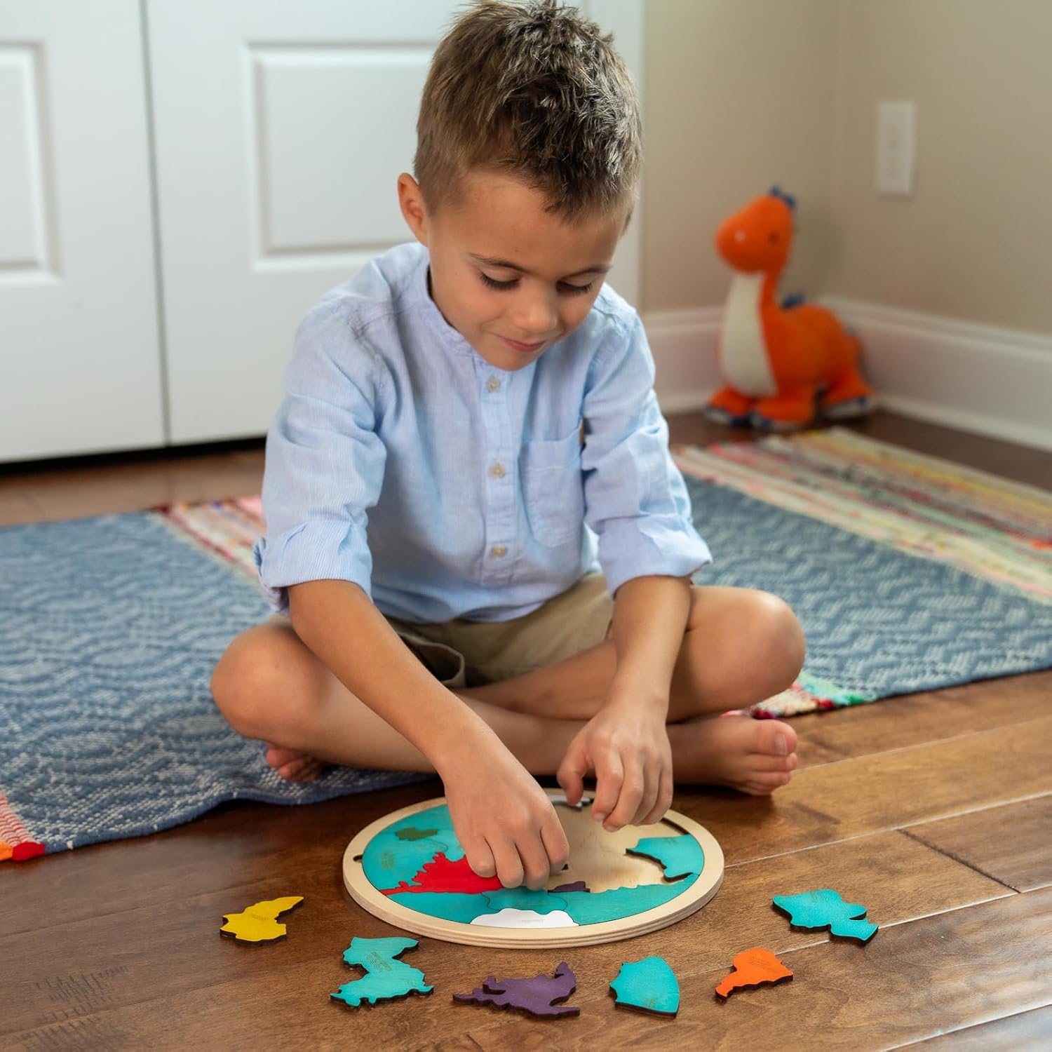  Continents Wood Puzzle、mySite、elrpsem3k