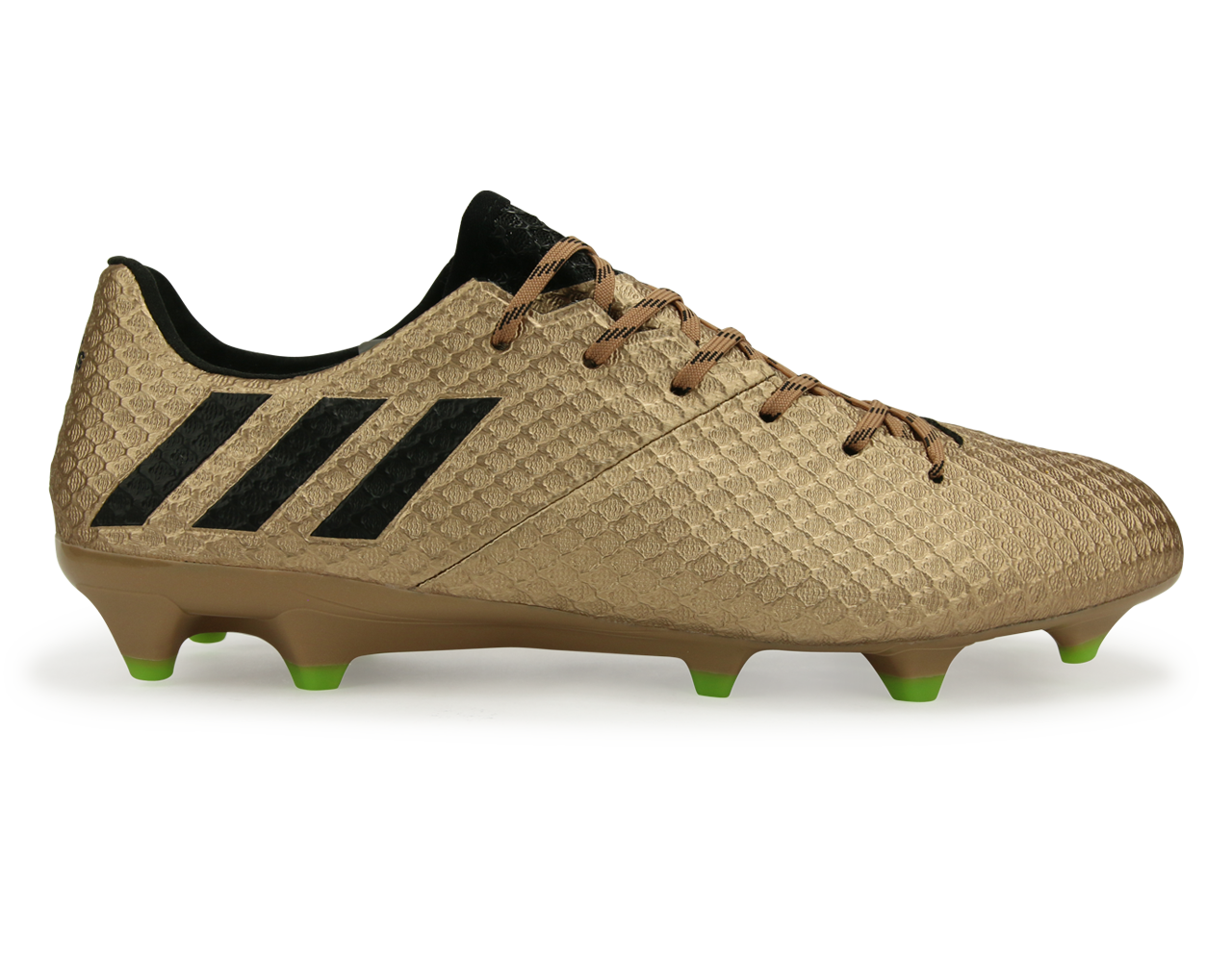 adidas Men's Messi 16.1 FG Copper Metallic/Core Black/Solar Green、mySite、noshort