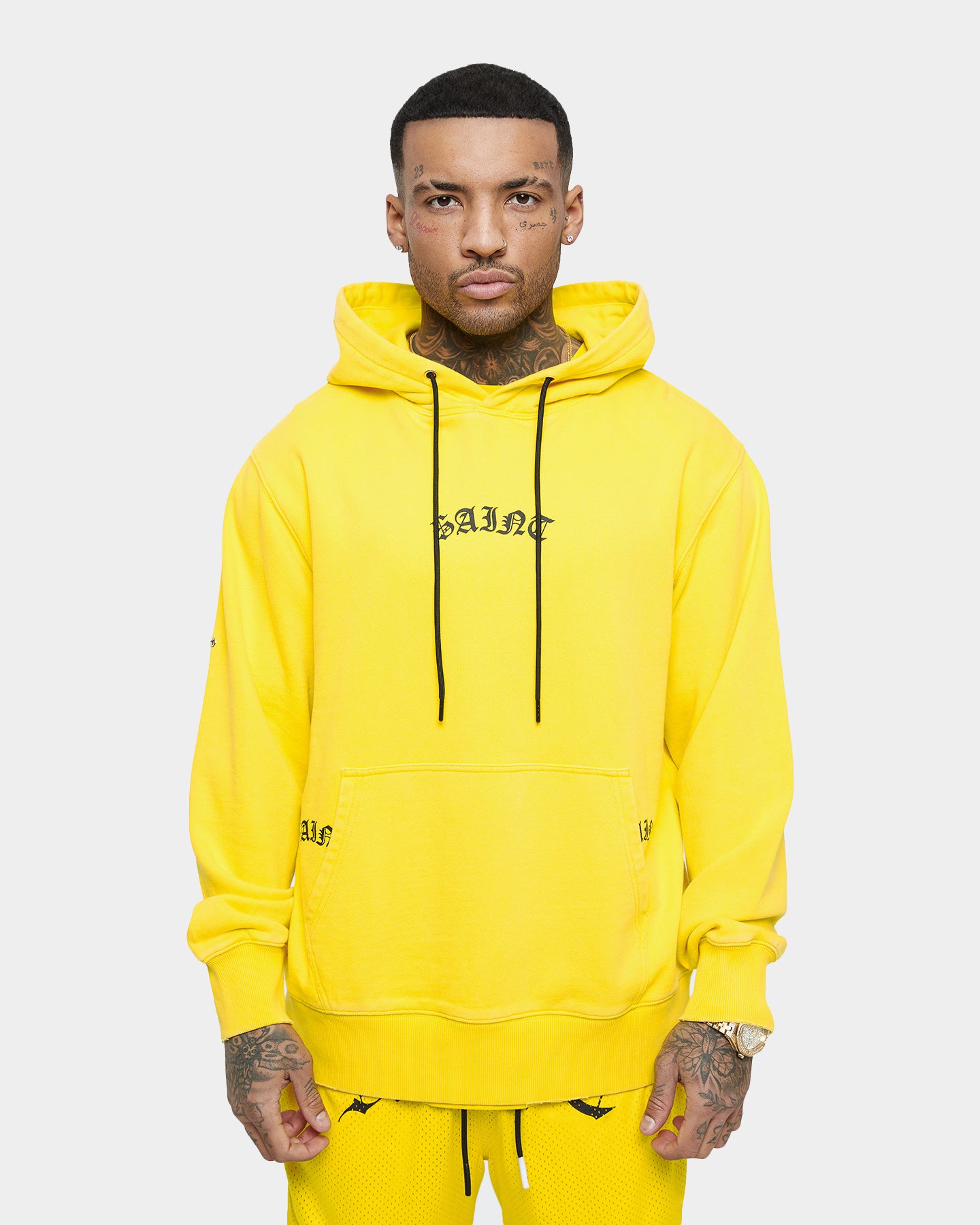 Saint Morta Day Of The Dead Hoodie Yellow/Black、mySite、zt4zffjzw