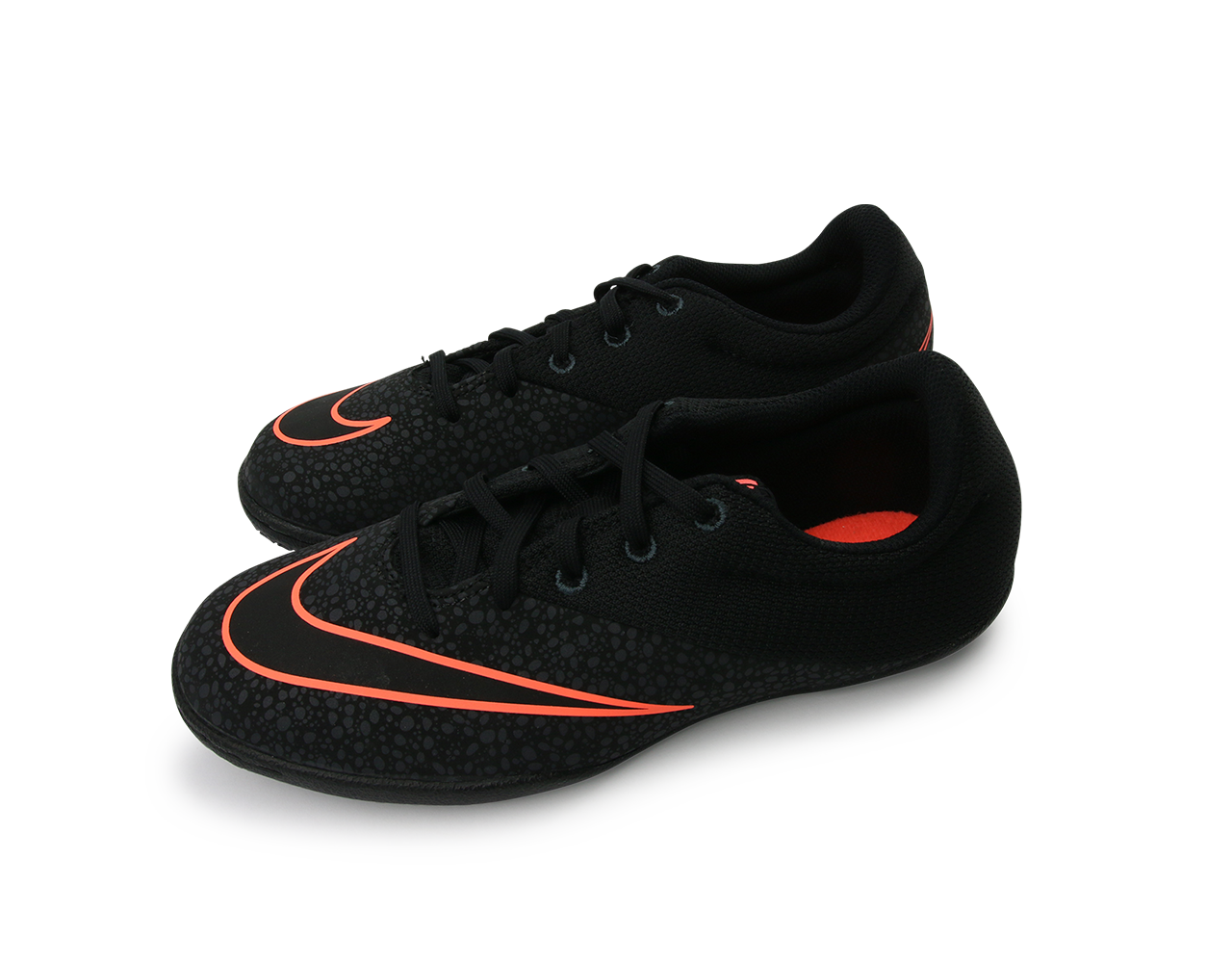 Nike Kids MercurialX Pro Indoor Soccer Shoes Black/Anthracite/Bright Mango、mySite、noshort