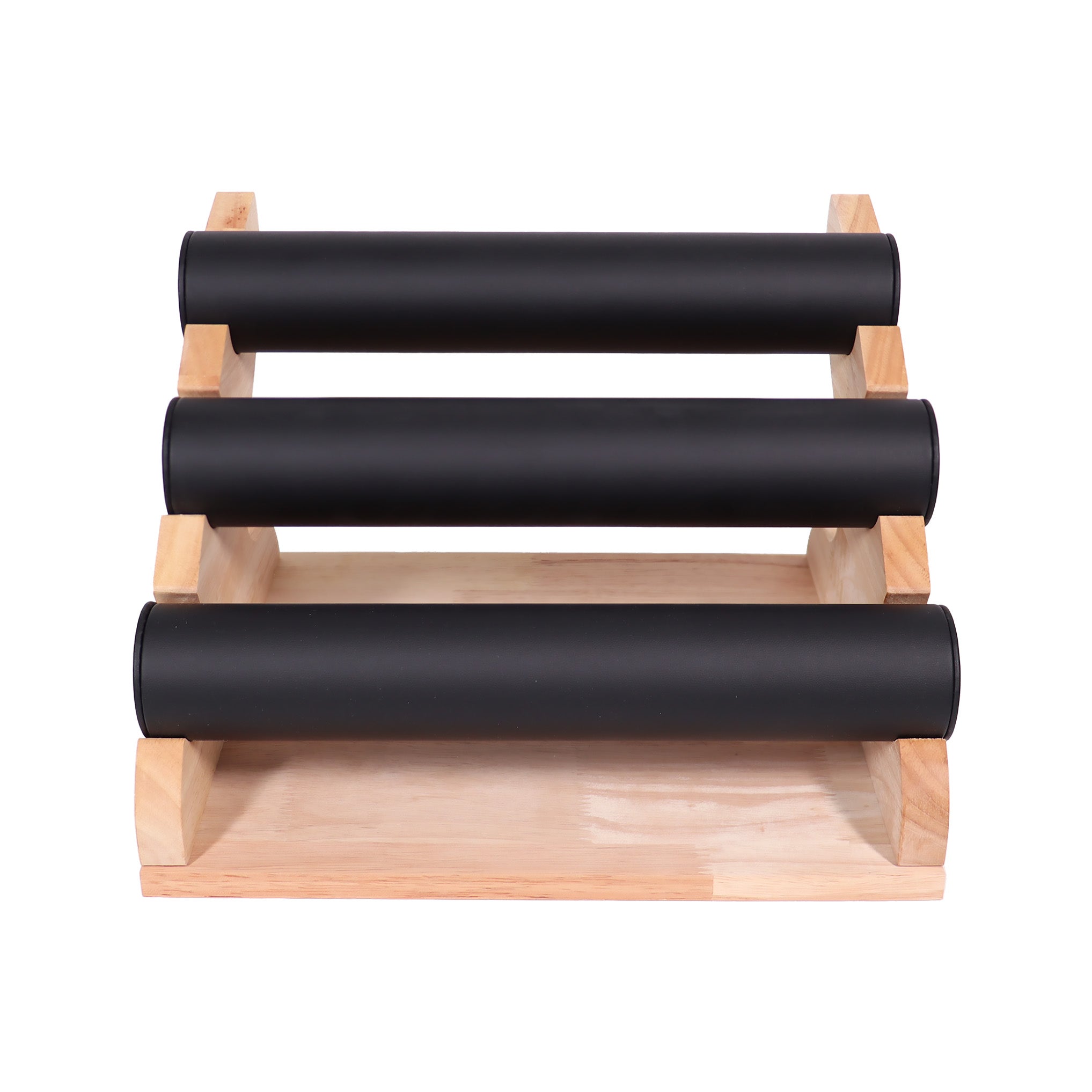 Natural Wood & Leather 3 Tier Bracelet Display / DSP0020、mySite、dreamappss