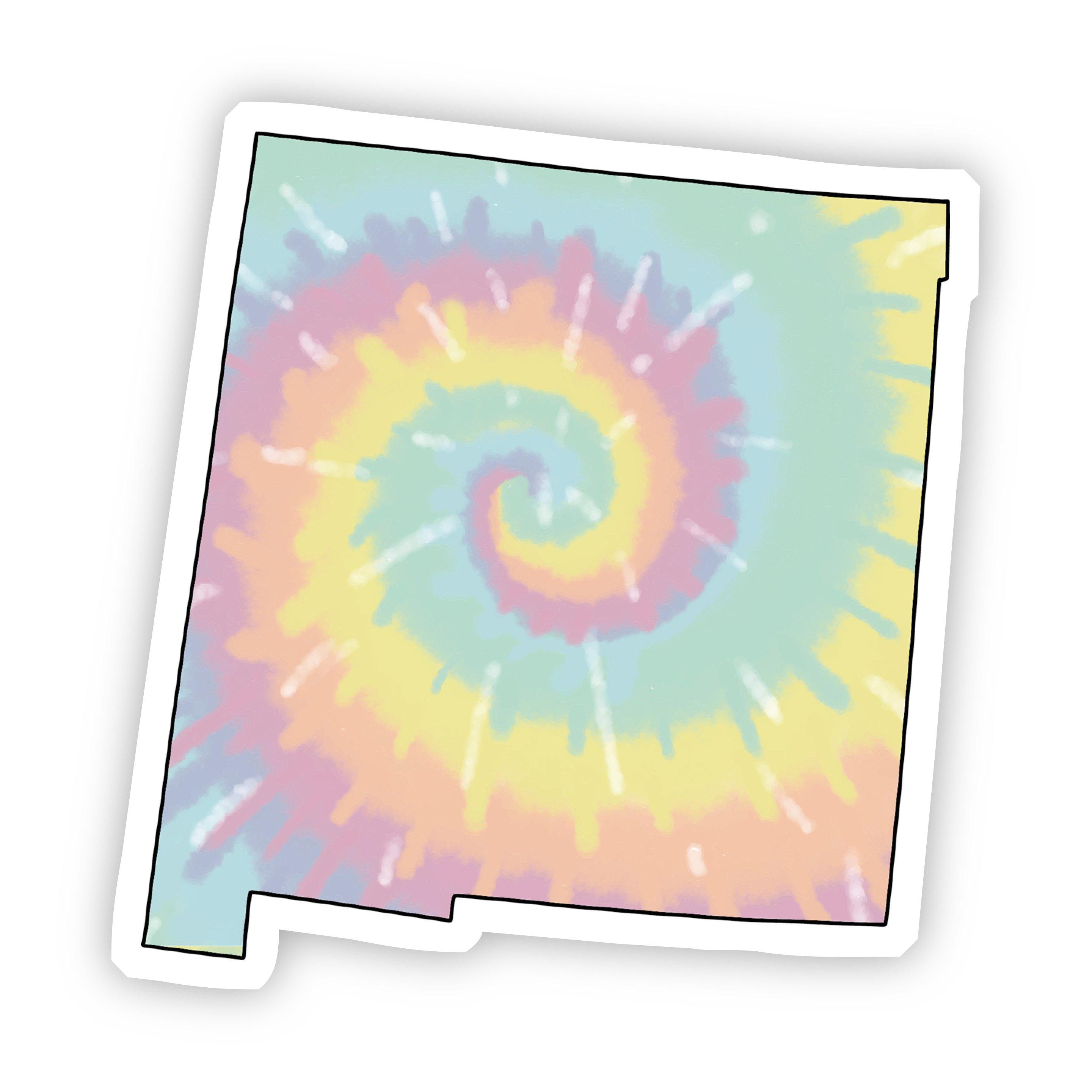  New Mexico Tie Dye Sticker、mySite、elrpsem3k