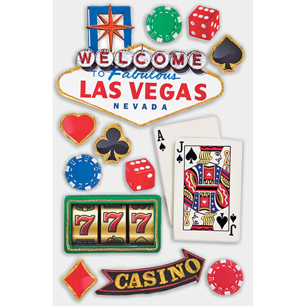  Las Vegas 3-D Stickers、mySite、ghnorth