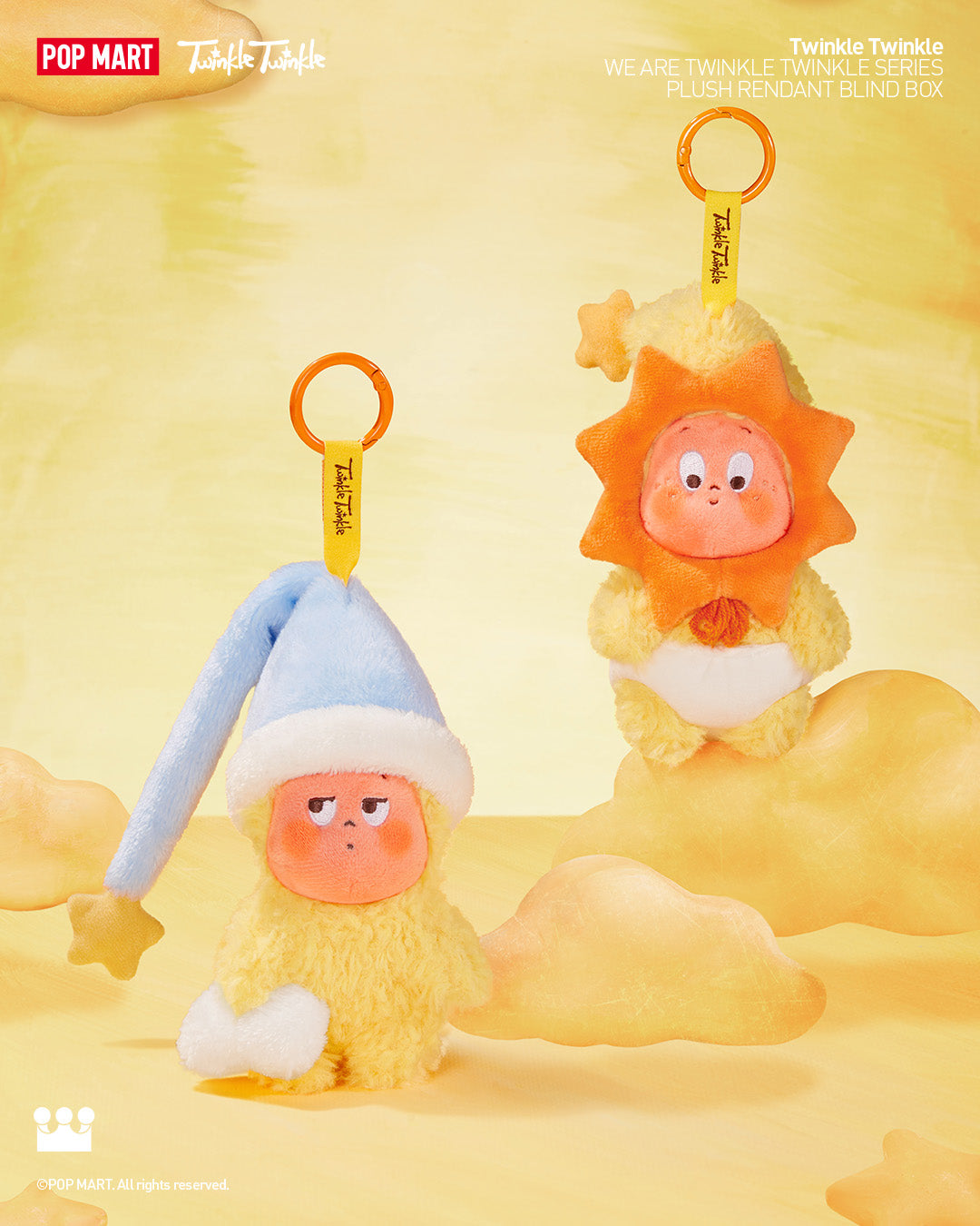  POP MART We are Twinkle Twinkle Series-Plush Pendant Blind Box、mySite、greenlandpopulation