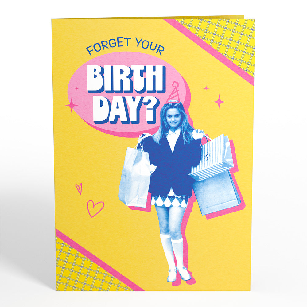 Clueless As If! Birthday Pop-Up Card、mySite、solidvoid