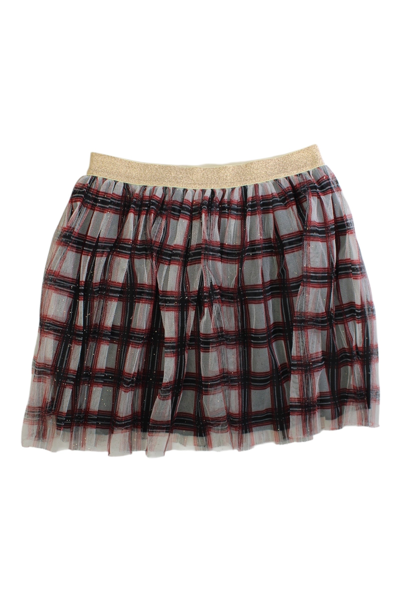 Petit Bateau Checkered Tulle Skirt 12Y、mySite、g9winljtr