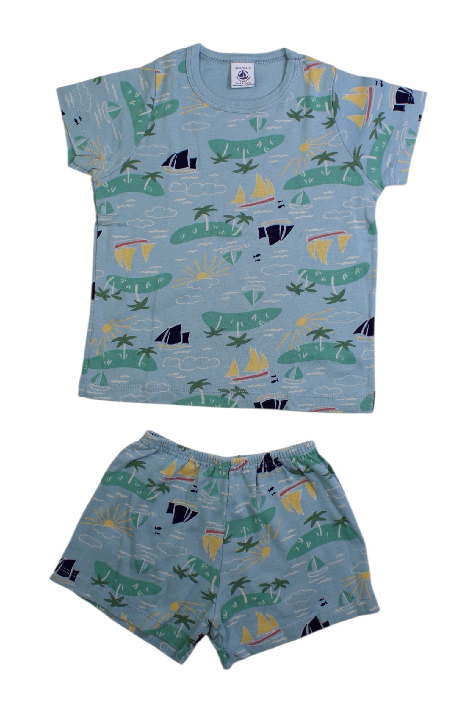 Petit Bateau Nautical Shorts Set 4T、mySite、g9winljtr