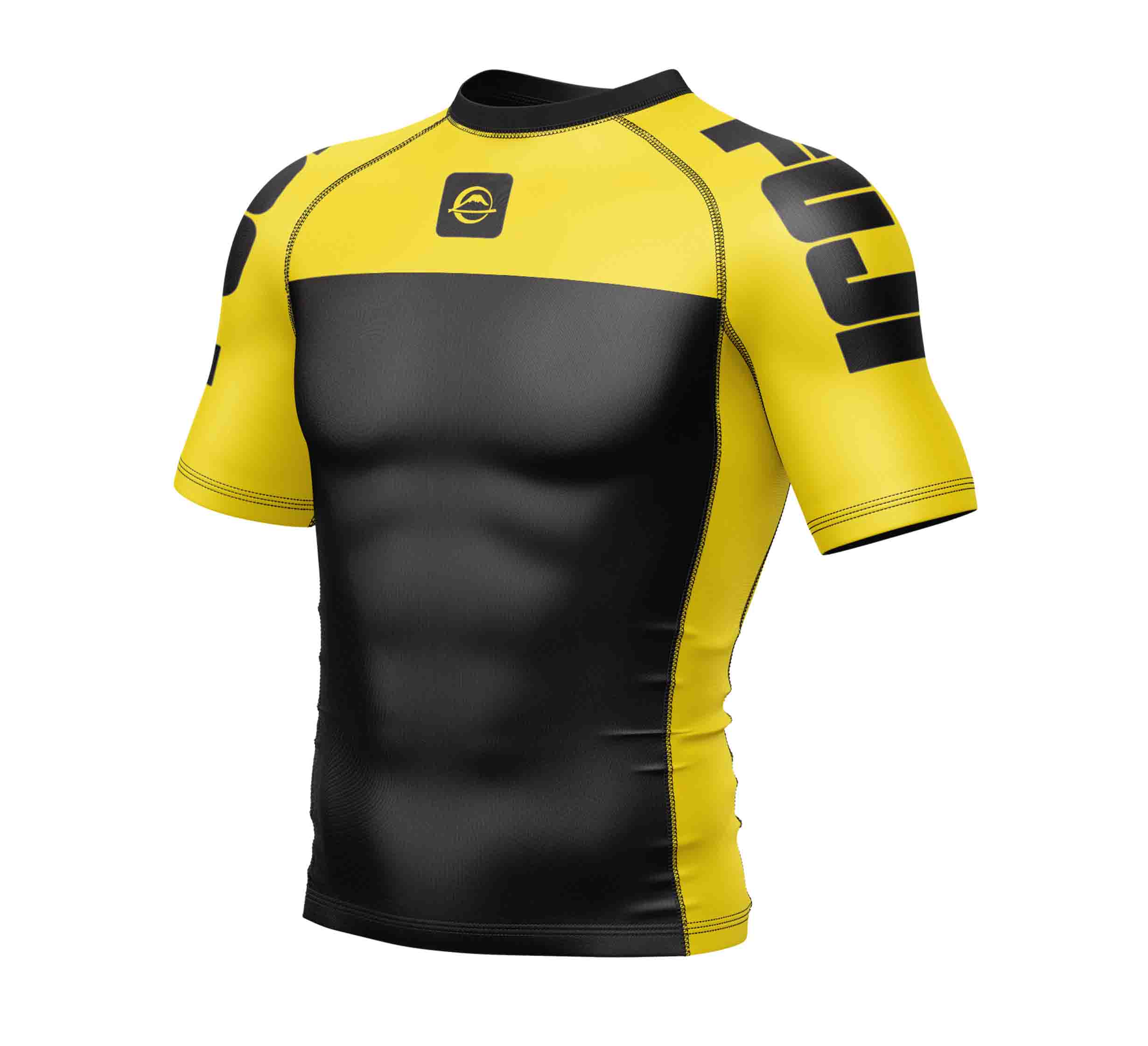 Kids Competition Ranked Rashguard Yellow、mySite、gigharbornorthrealestate