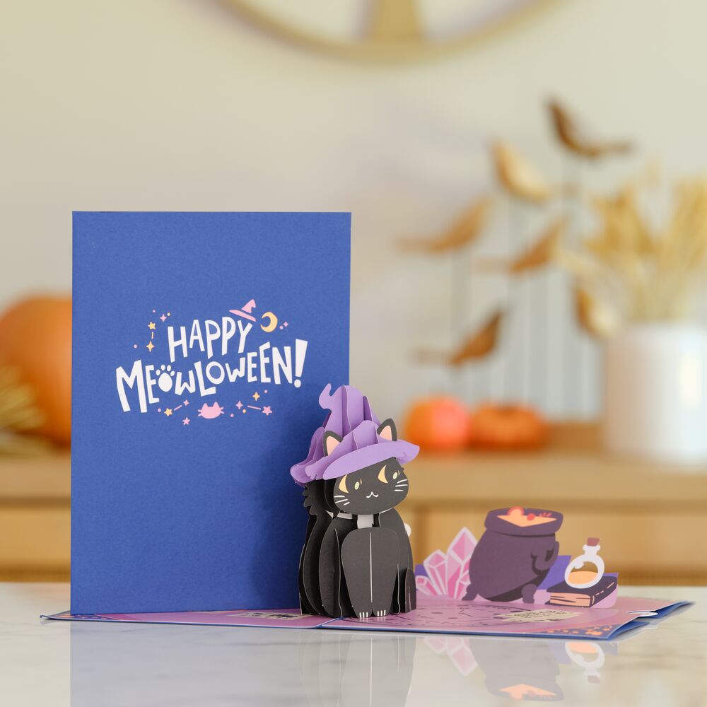 Happy Halloween Childless Cat Lady Pop-up Cards、mySite、solidvoid