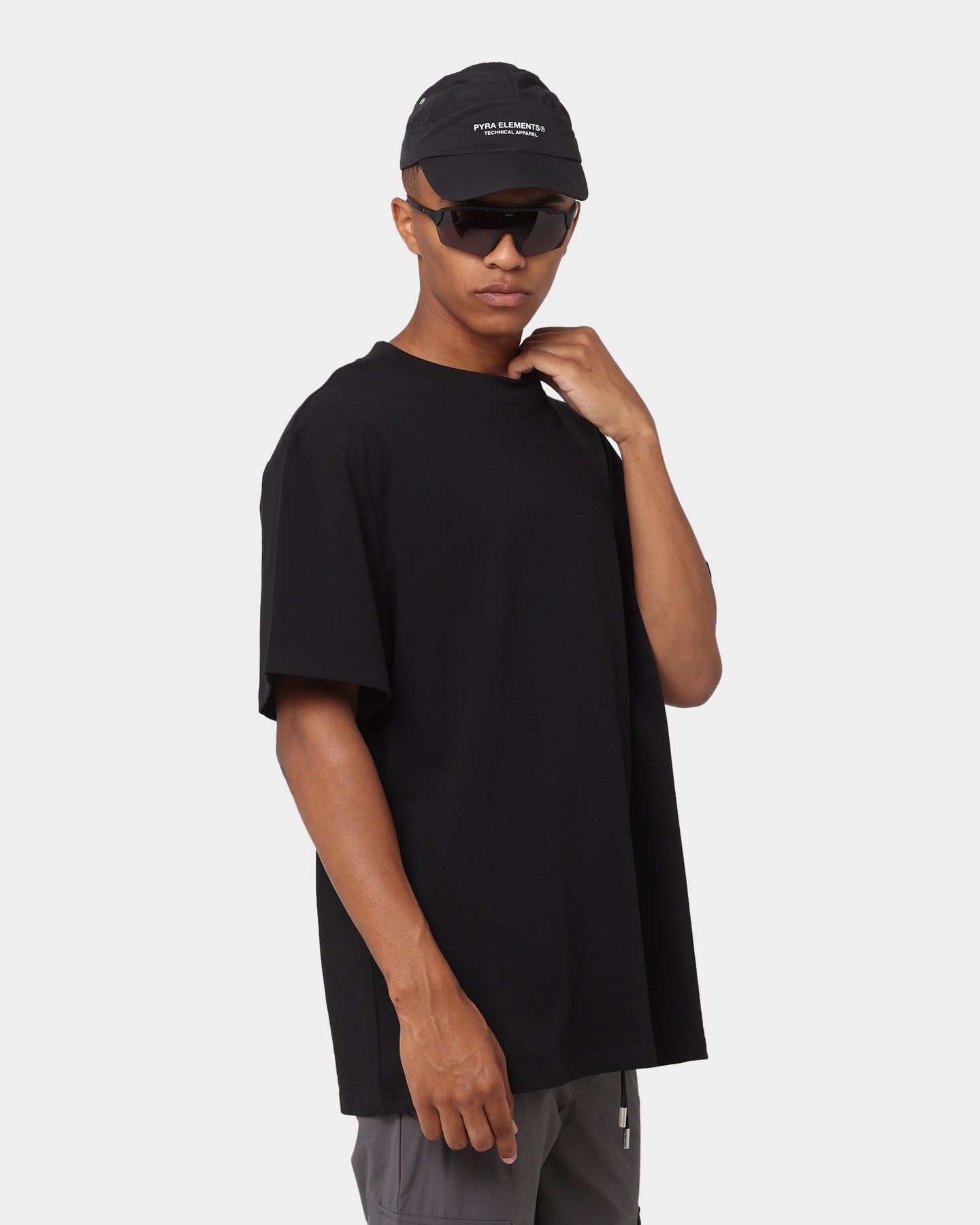 PYRA Micro Logo T-Shirt Black/White、mySite、zt4zffjzw