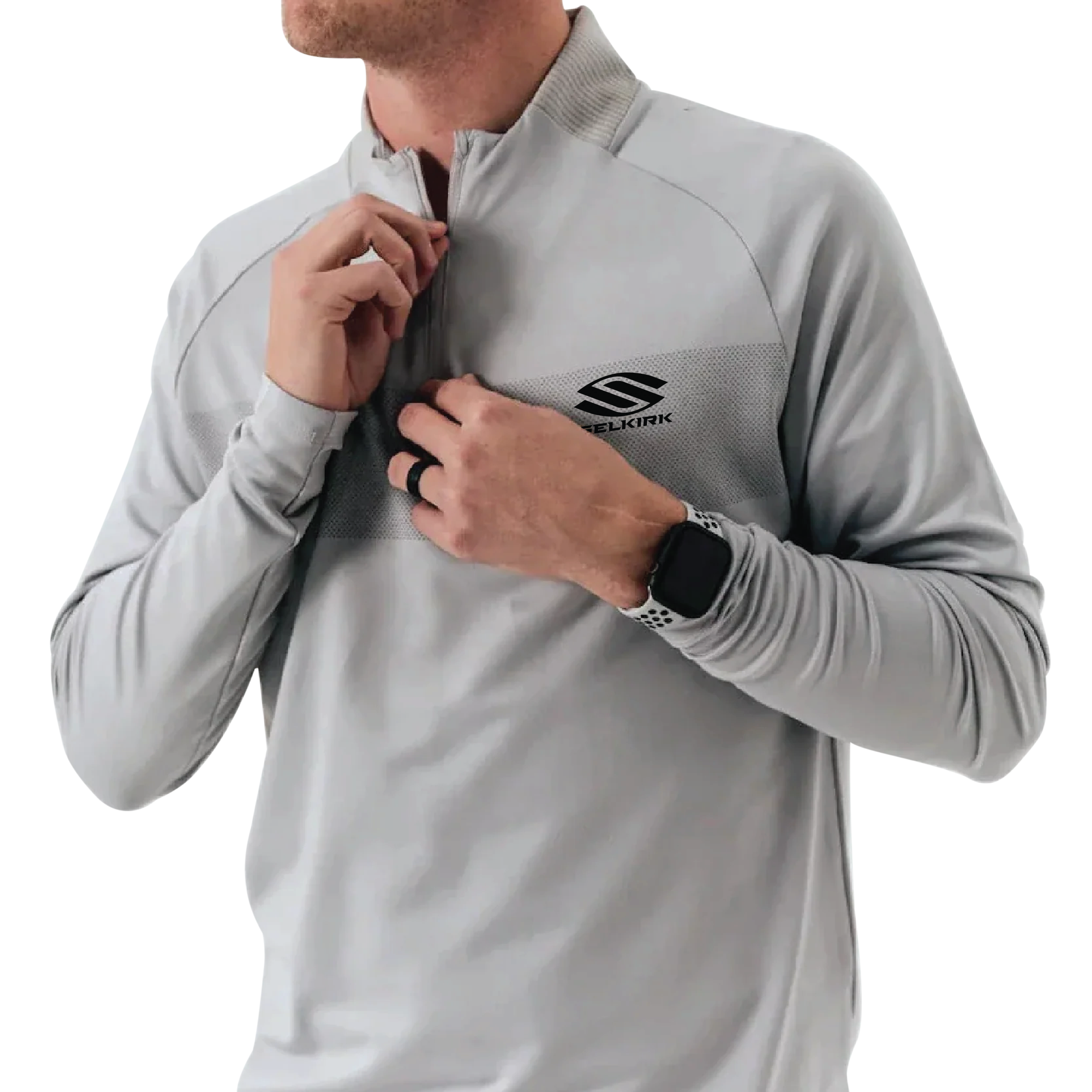 Selkirk TruWear Men's Apex 2.0 Lifestyle Quarter Zip Pullover、mySite、noshort