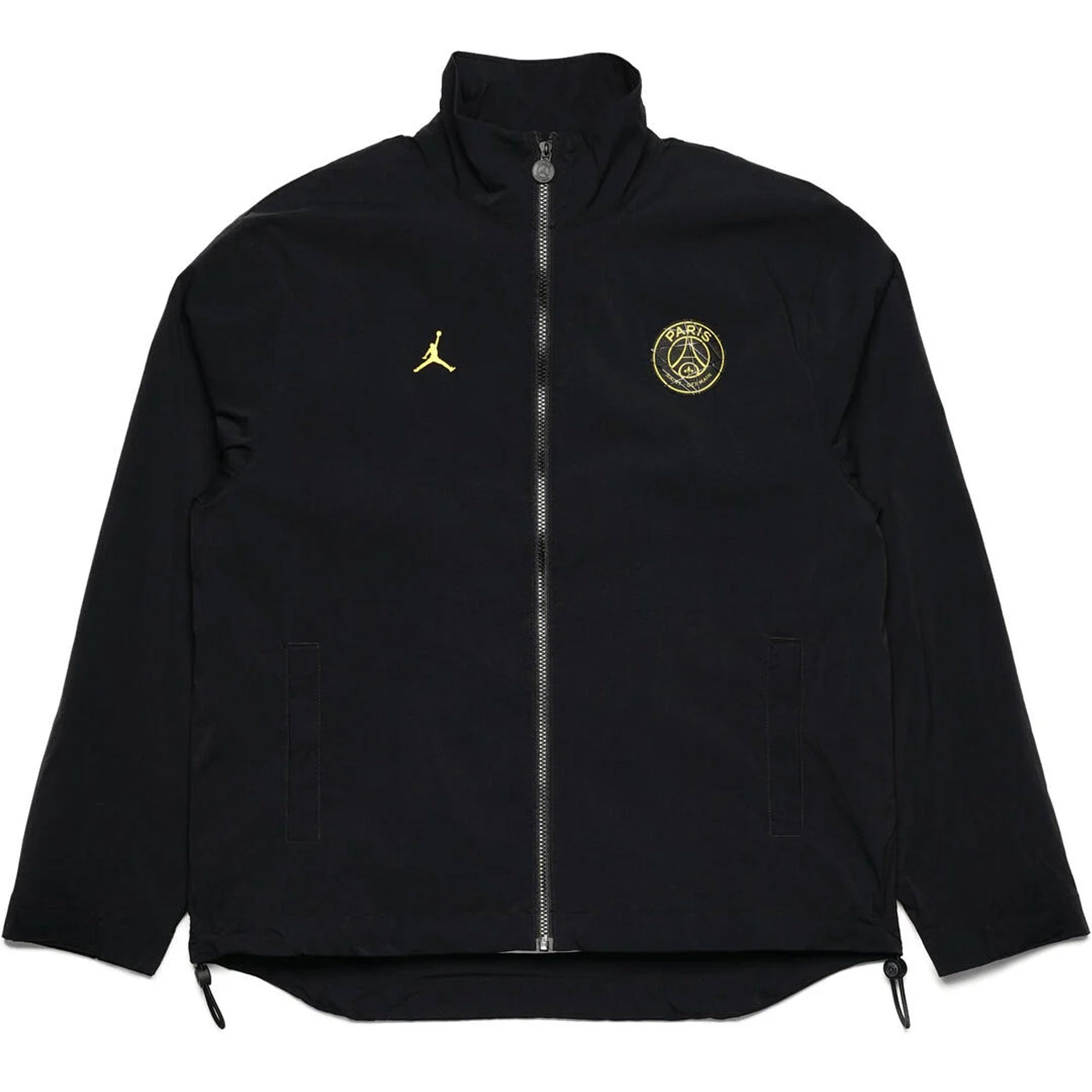 Nike Men's PSG 2023/24 Woven Jacket Black/Yellow、mySite、noshort