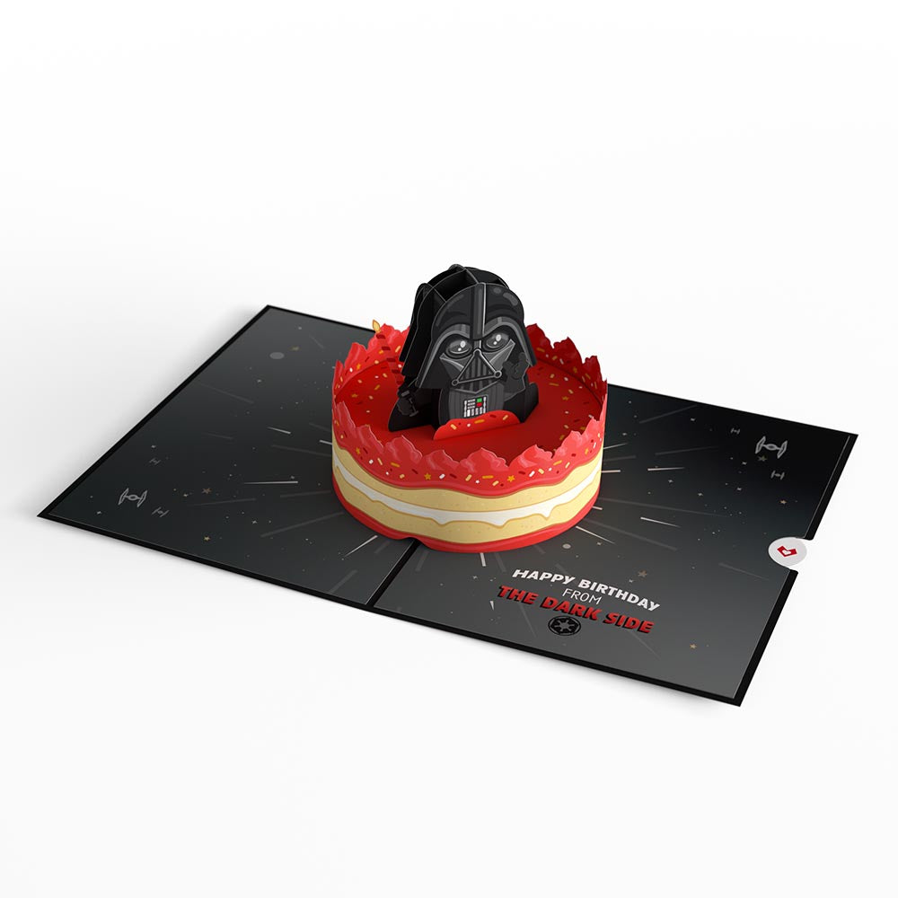 Star Wars™ Darth Vader™ Birthday Cake Pop-Up Card、mySite、solidvoid
