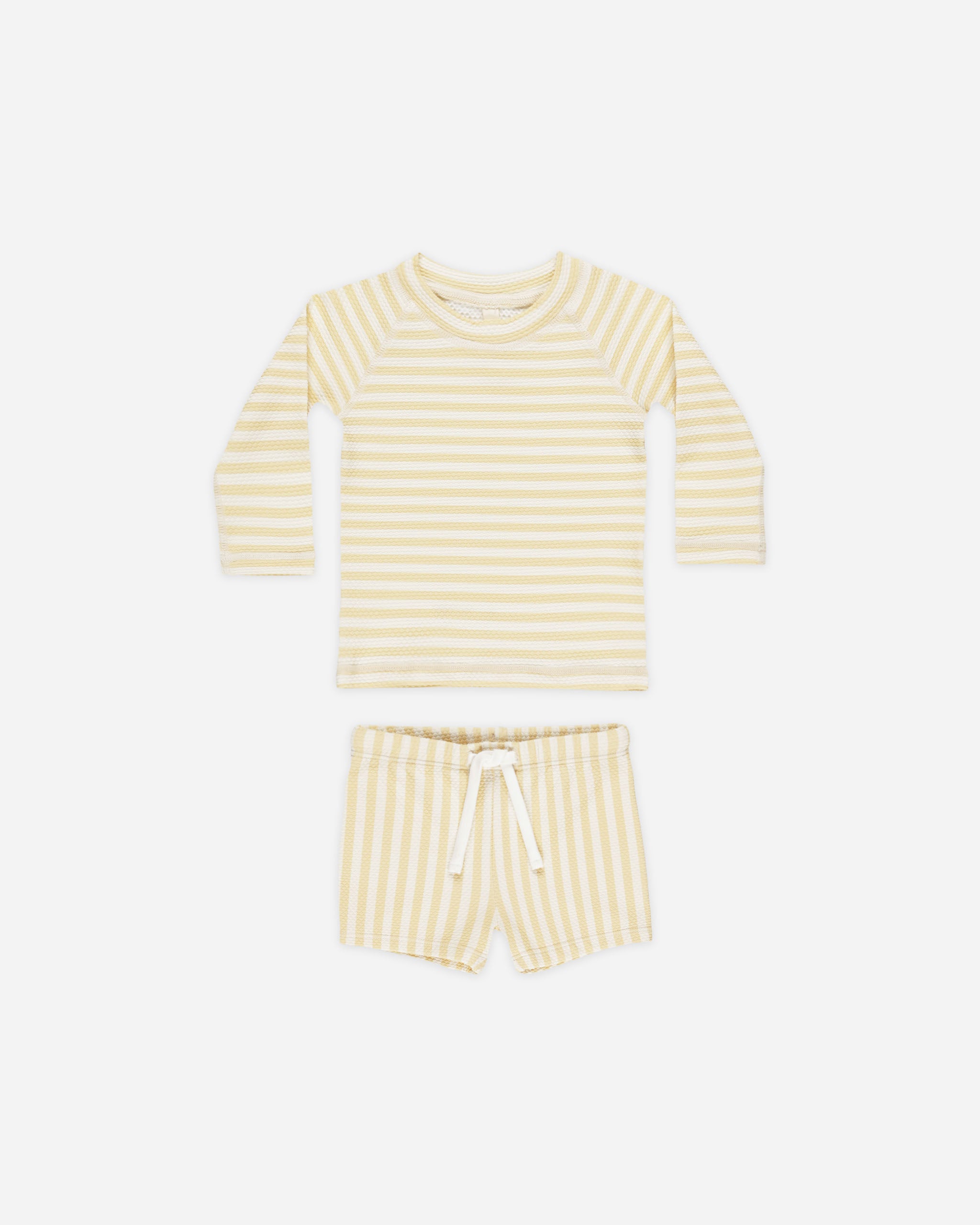  Finn Rashguard + Short Set || Yellow Stripe、mySite、layawaytickets