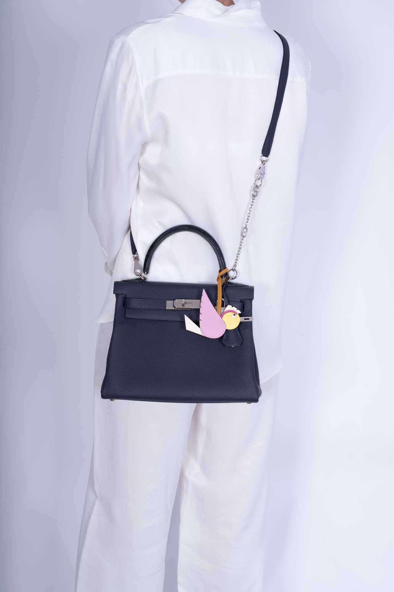 Hermès Kelly 28 Retourne Touch Bleu Nuit Togo and Bleu Marine Alligator Palladium Hardware、mySite、garminoutage.com