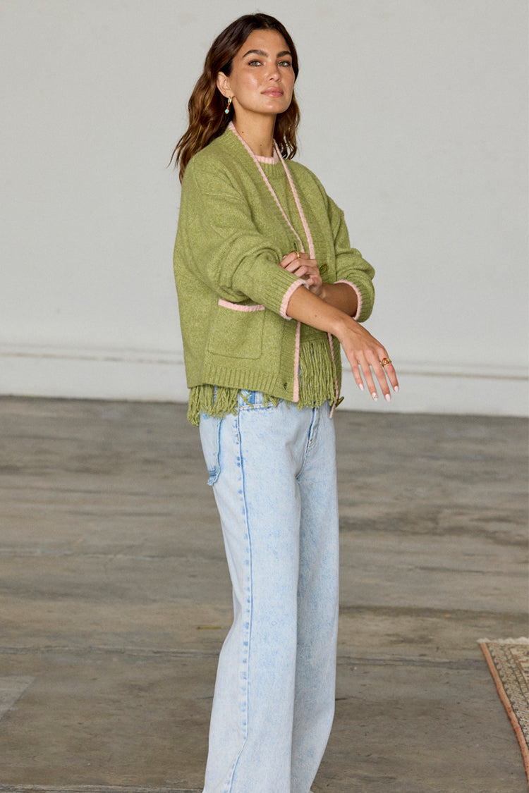 Olive Callie Cardigan、mySite、solidvoid