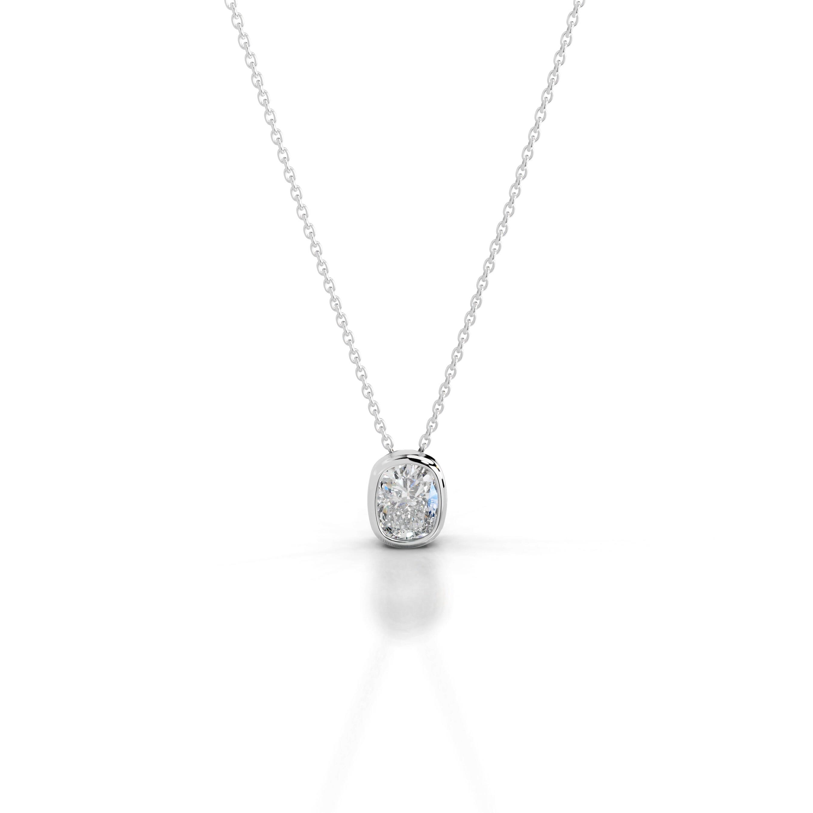 Gianna Lab Grown Diamond Pendant - 14K White Gold、mySite、hinf8tx79