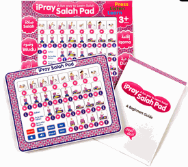 Girls iPray Salah Pad (in Pink) A Fun Way to Learn Salah、mySite、topwebapps