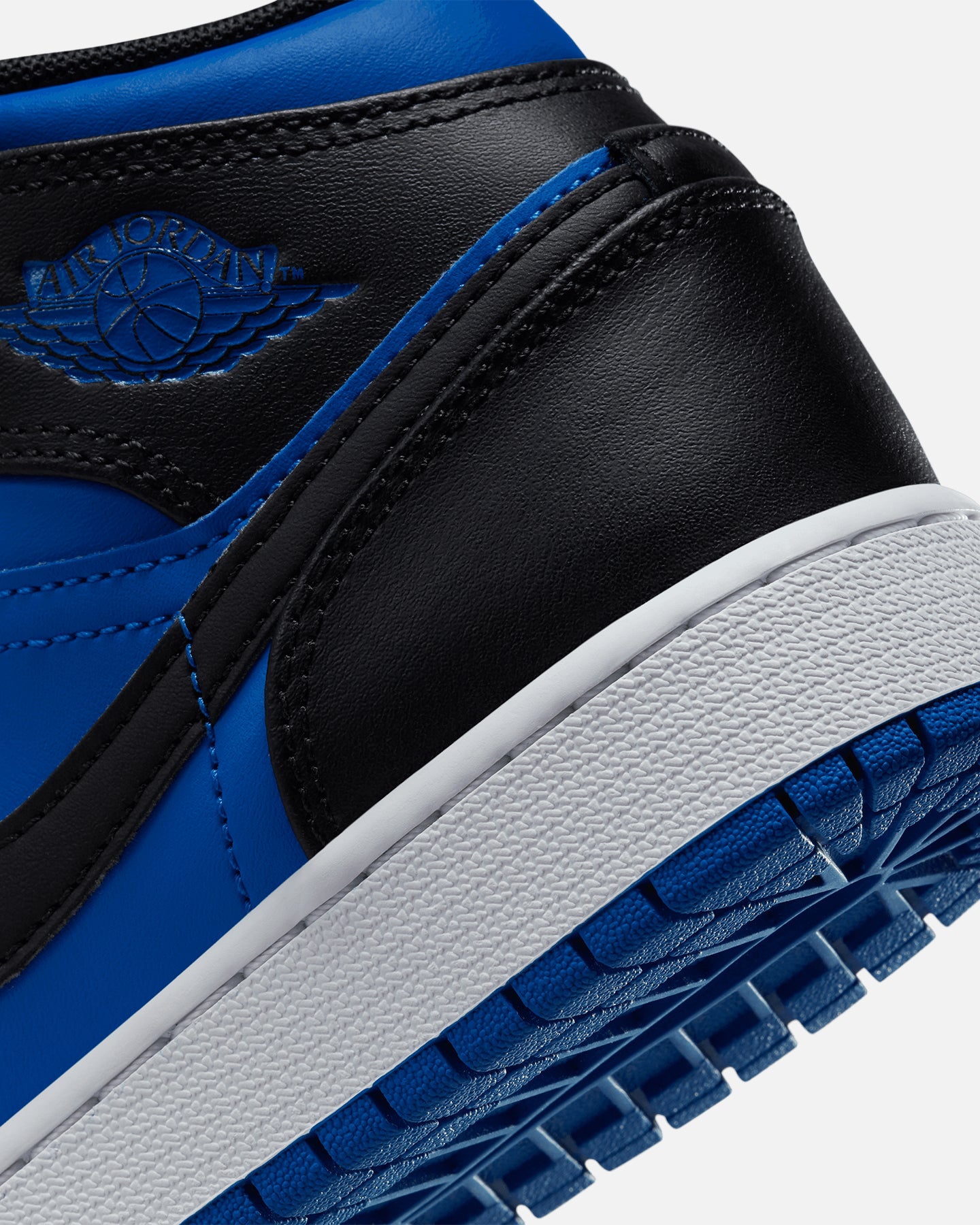 Jordan Kids' Air Jordan 1 Mid (GS) Black/Royal、mySite、zt4zffjzw