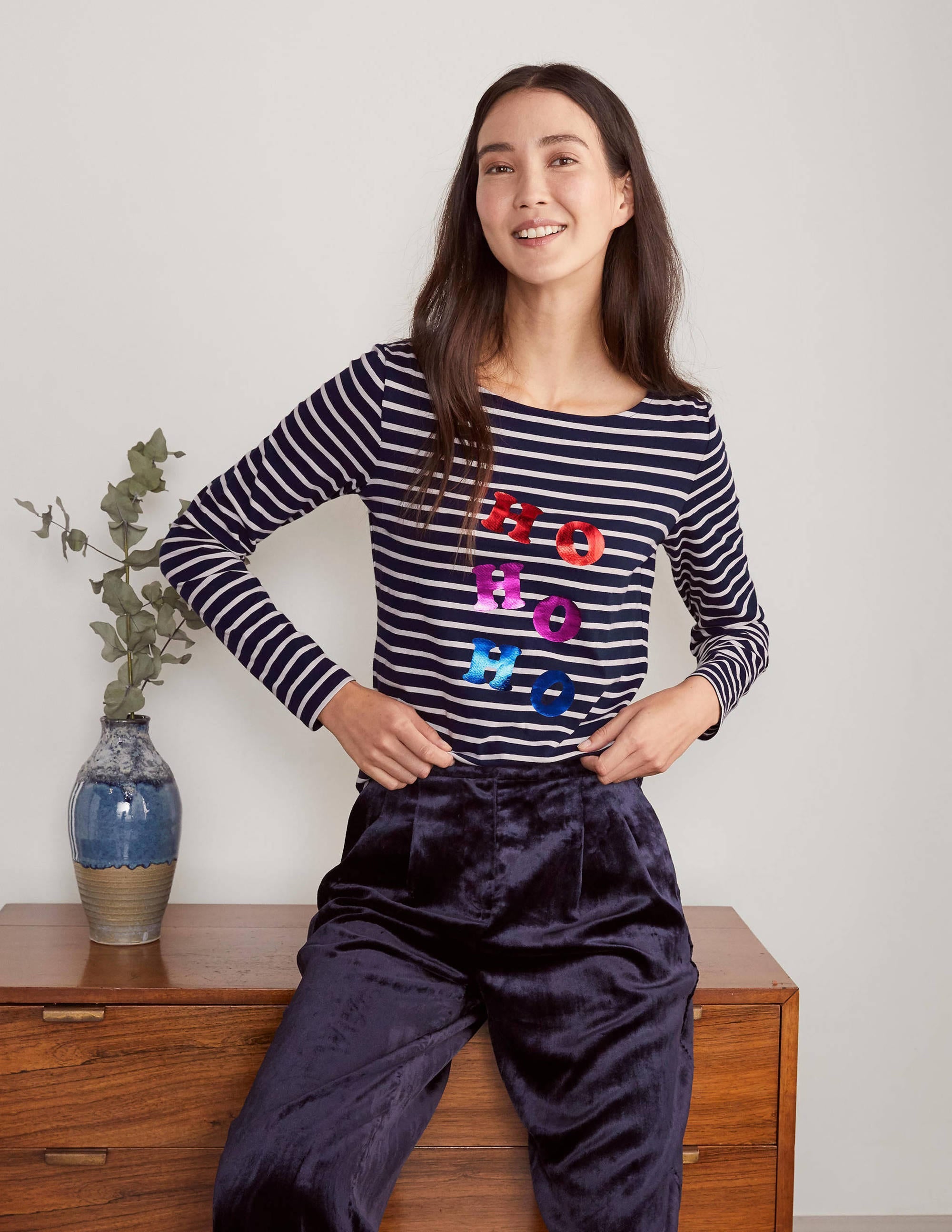  Christmas Breton-Metallic foil slogan、mySite、ashleygrahame