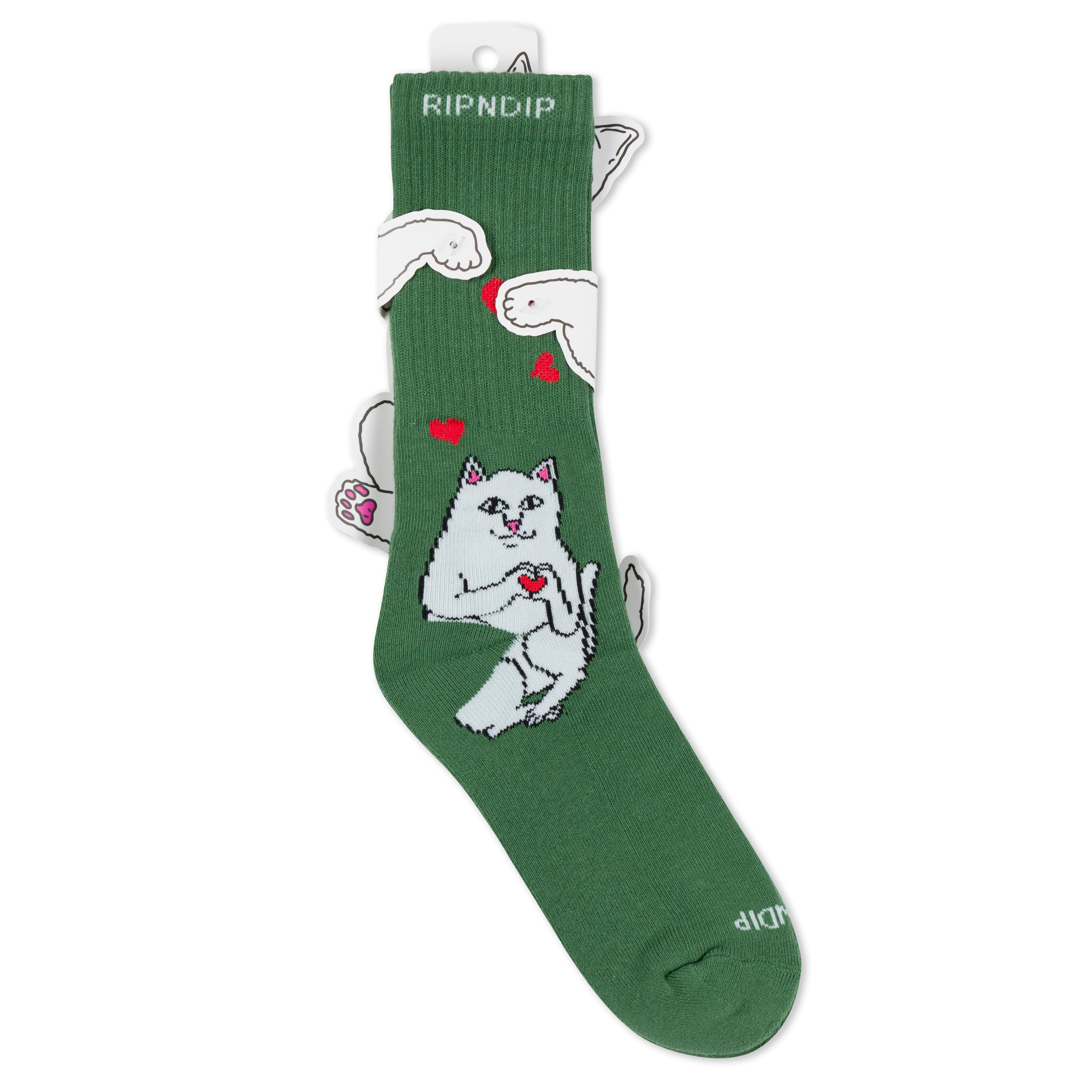  Nermal Loves Socks (Dusty Pine)、mySite、merchandisen