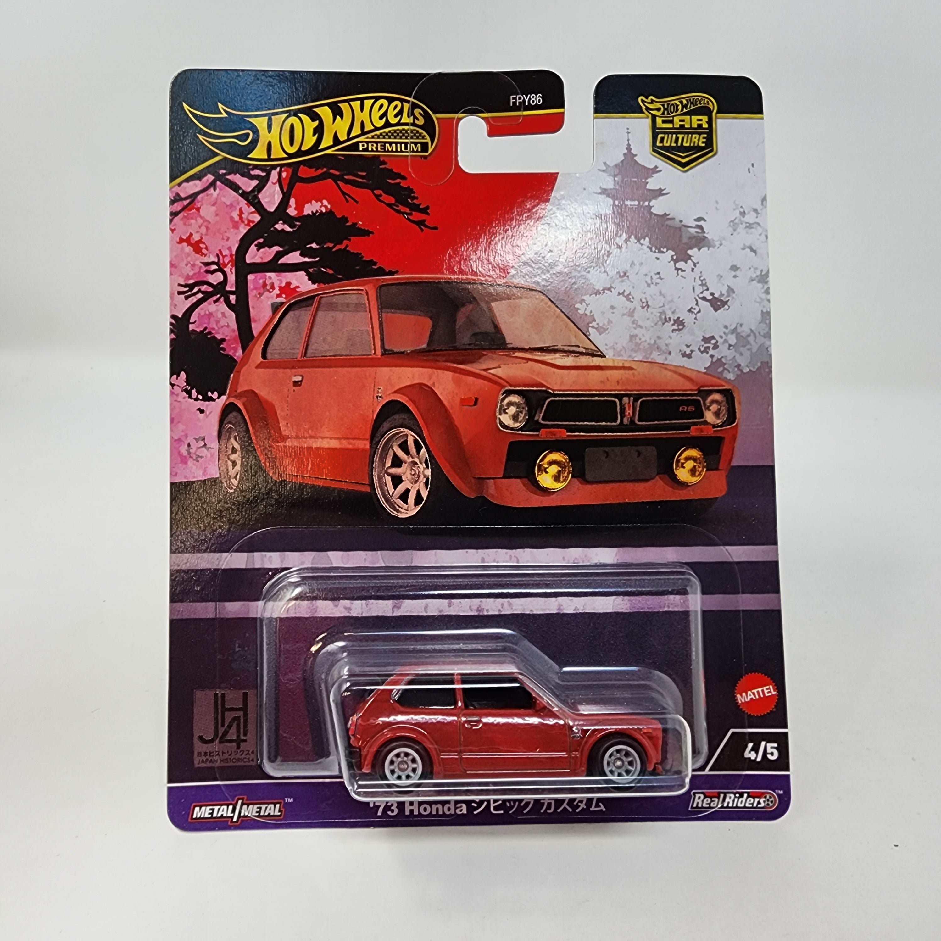 '73 Honda Civic Custom * 2024 Hot Wheels Japan 4 Historics Car Culture Case B、mySite、hgirdovlk