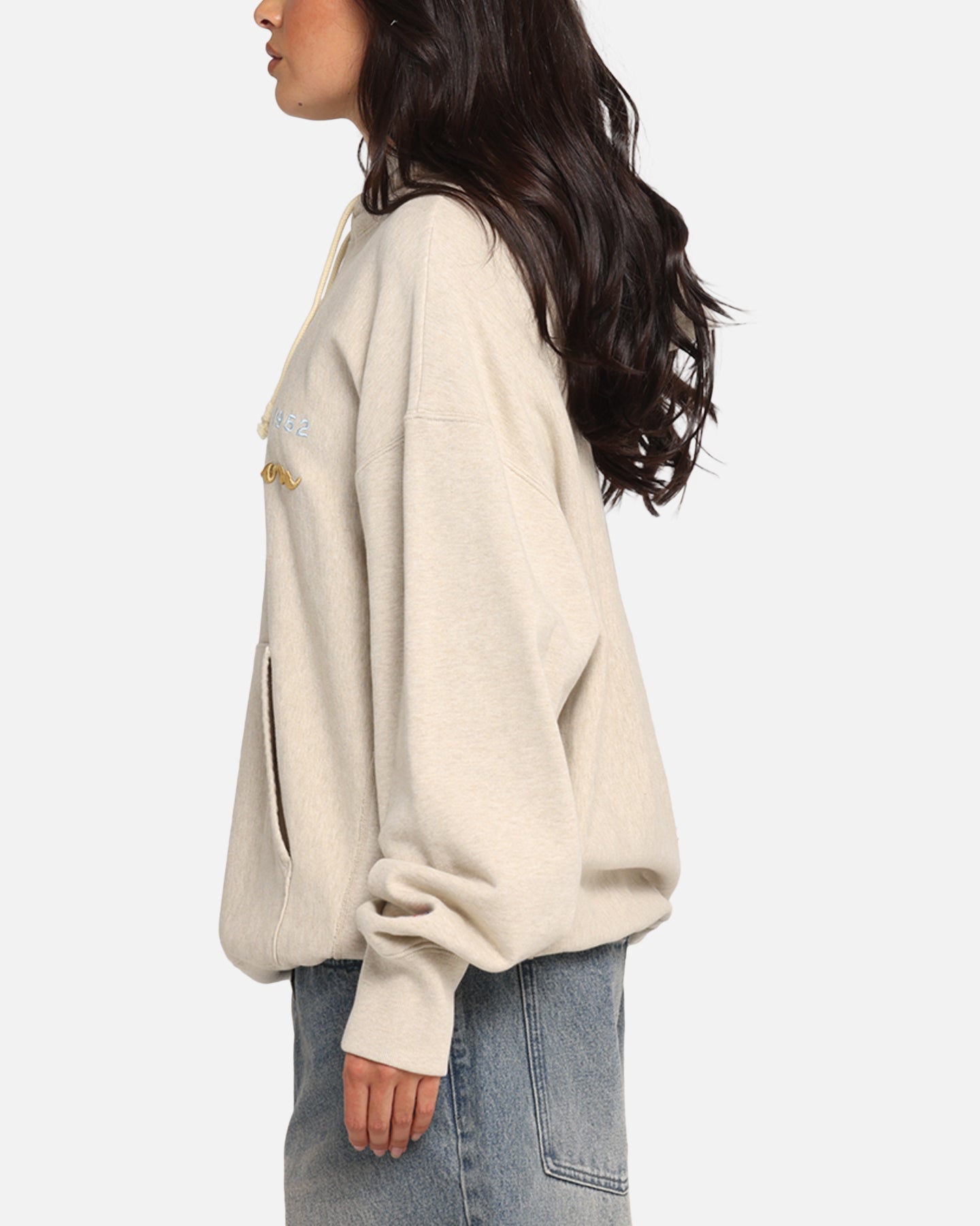 Champion Vintage Logo Sweatshirt Hoodie Oatmeal Heather、mySite、zt4zffjzw