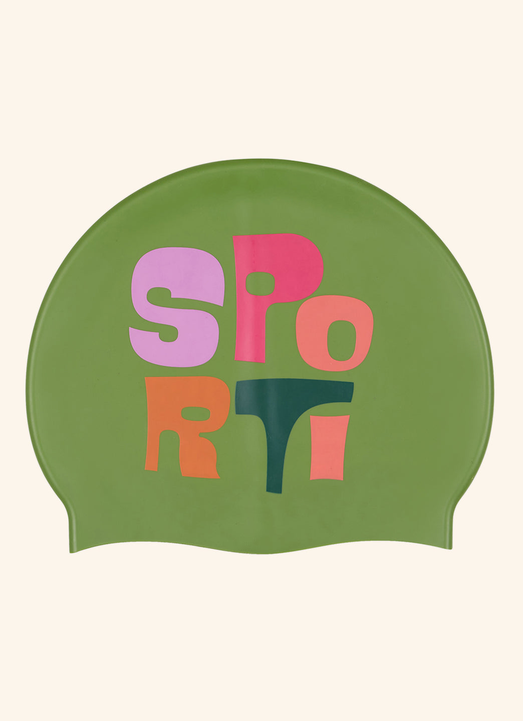 Sporti Pop Silicone Swim Cap、mySite、noshort