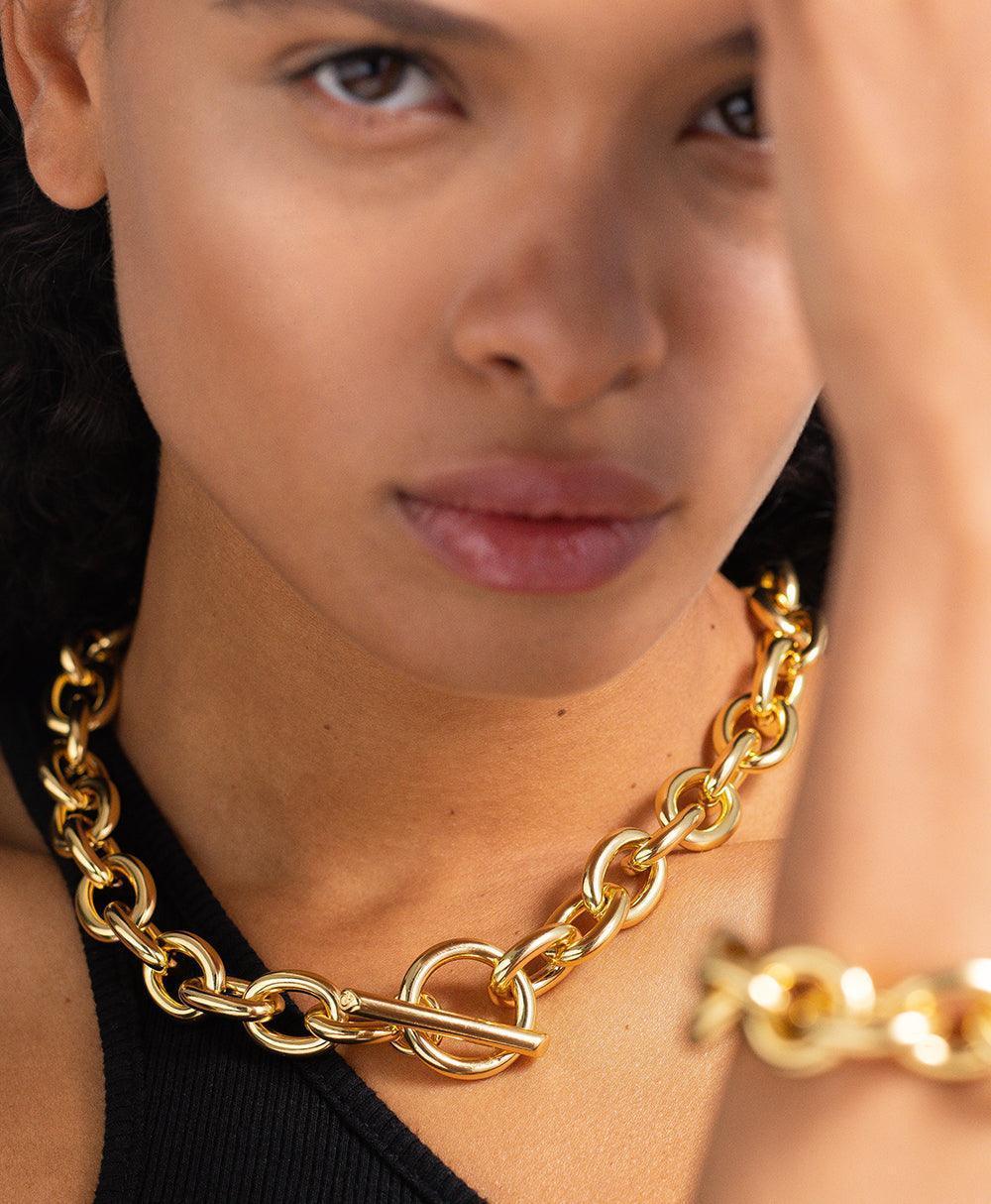  Viveca Necklace 18ct Gold Plated