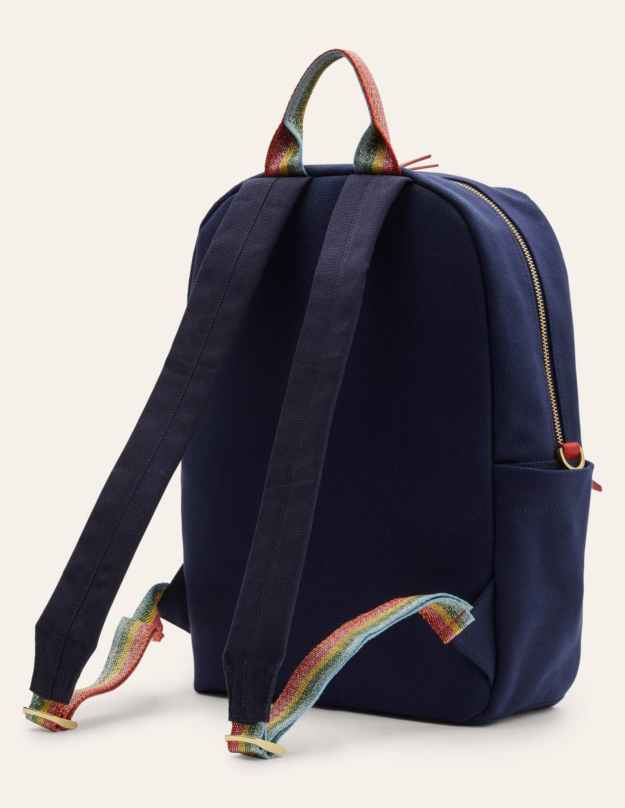  Olivia Canvas Backpack-Navy、mySite、ashleygrahame