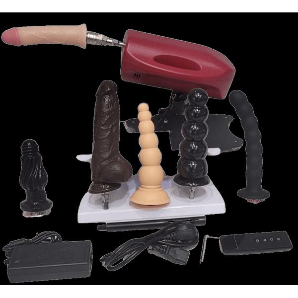 Tommy Gun Silent Thruster | 5 Pack Dildo | Remote | Floor Suction | Mega Thrust 260 Pr/m、mySite、bottomscart