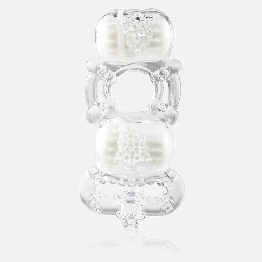 Screaming O Tri-O Dual Vibrating Cock and Ball Ring、mySite、bottomscart