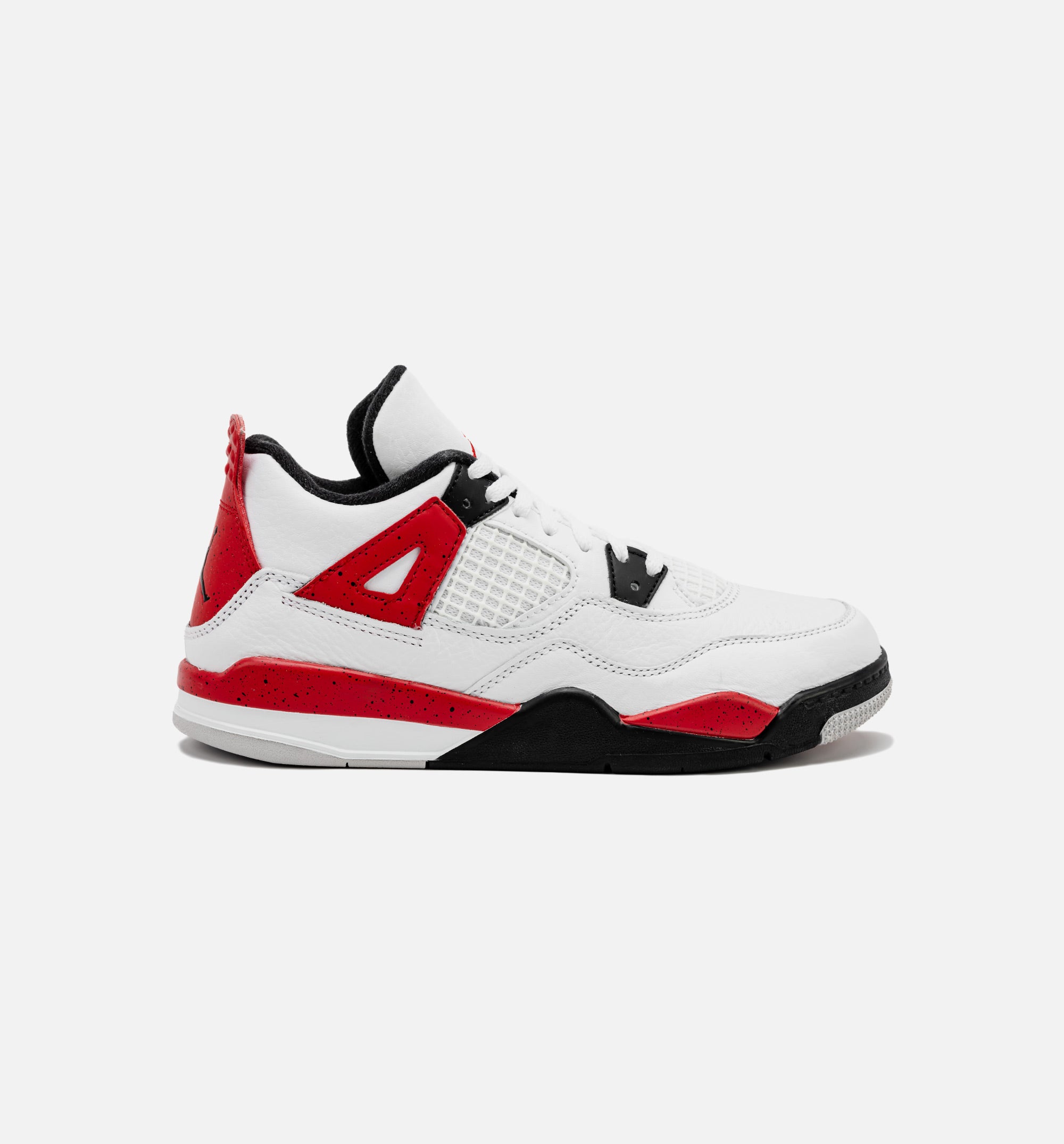 Air Jordan 4 Retro Red Cement Preschool Lifestyle Shoe - White/Red、mySite、dreamappss