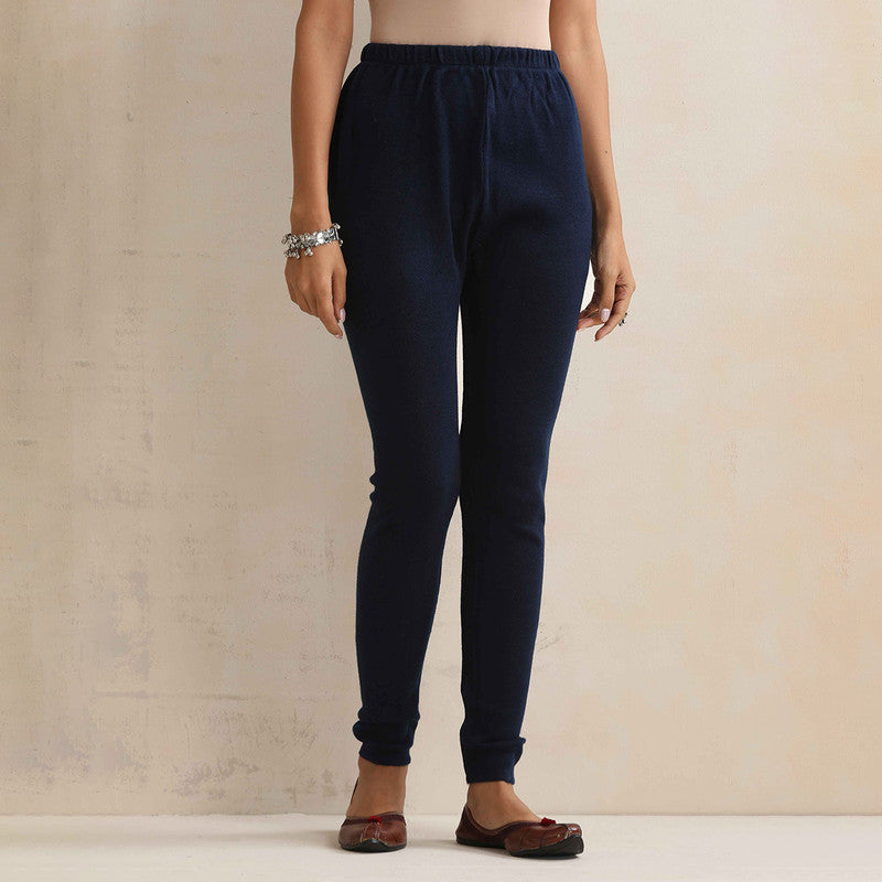 Woolen Solid Leggings For Women | Blue、mySite、camillekostekn