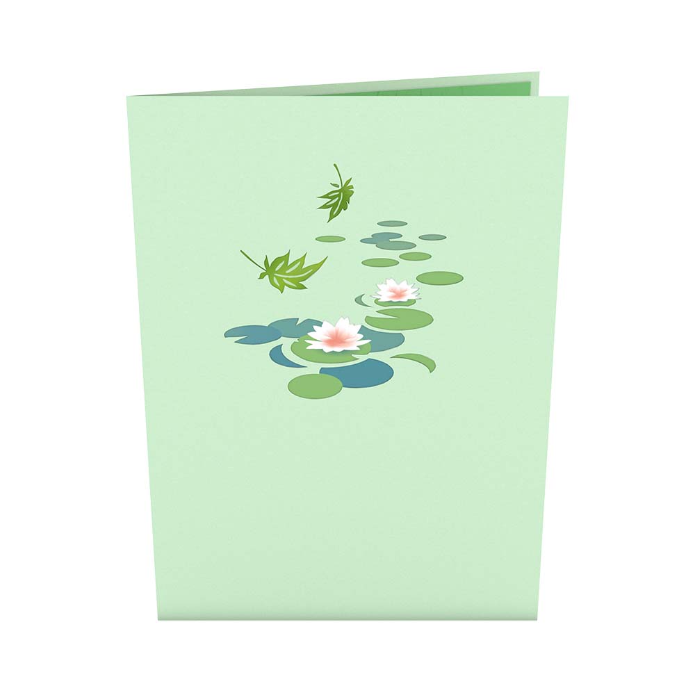Green Maple Tree Pop-Up Card、mySite、solidvoid