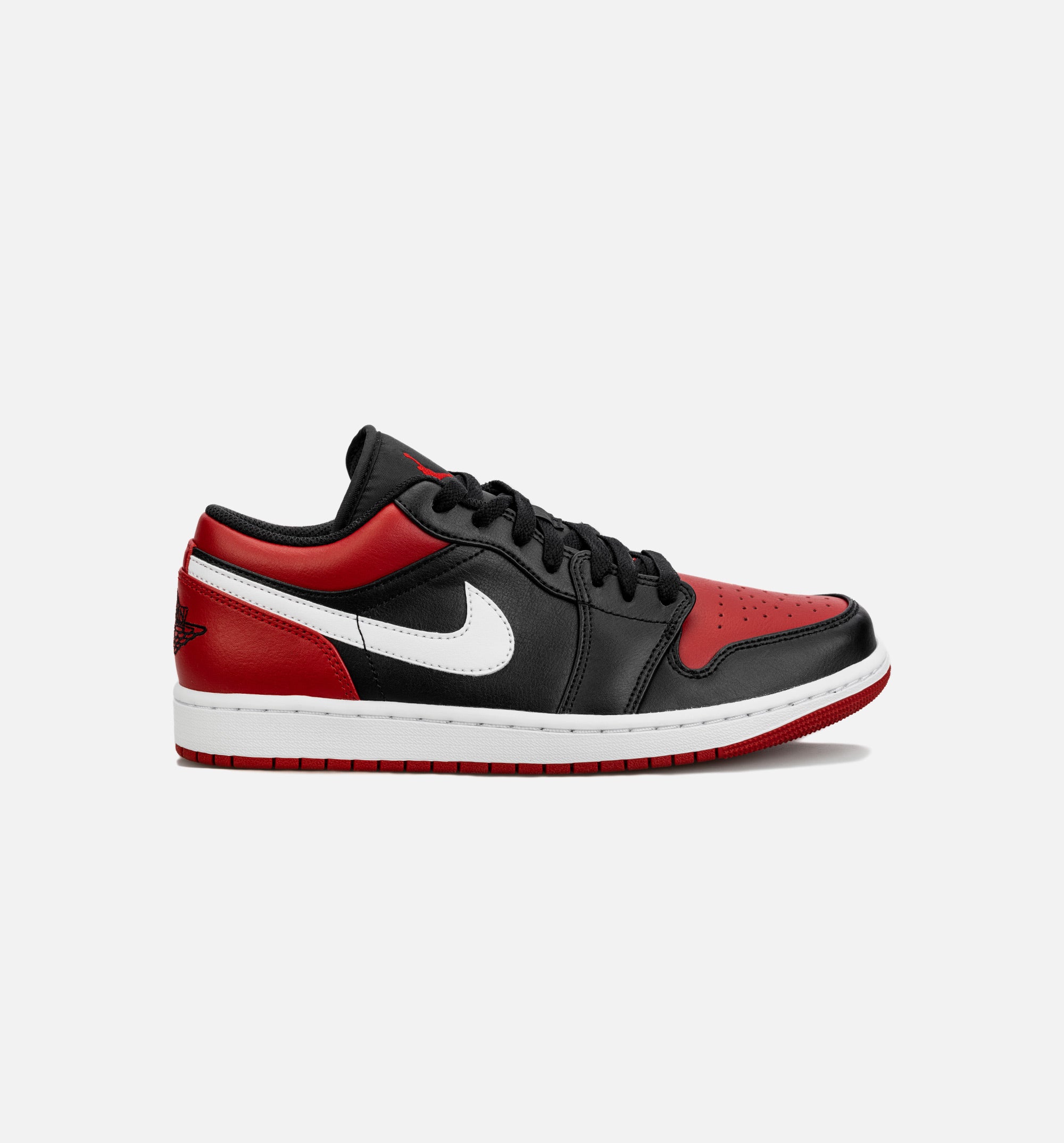 Air Jordan 1 Retro Low Bred Toe Mens Lifestyle Shoe - Black/Red、mySite、dreamappss