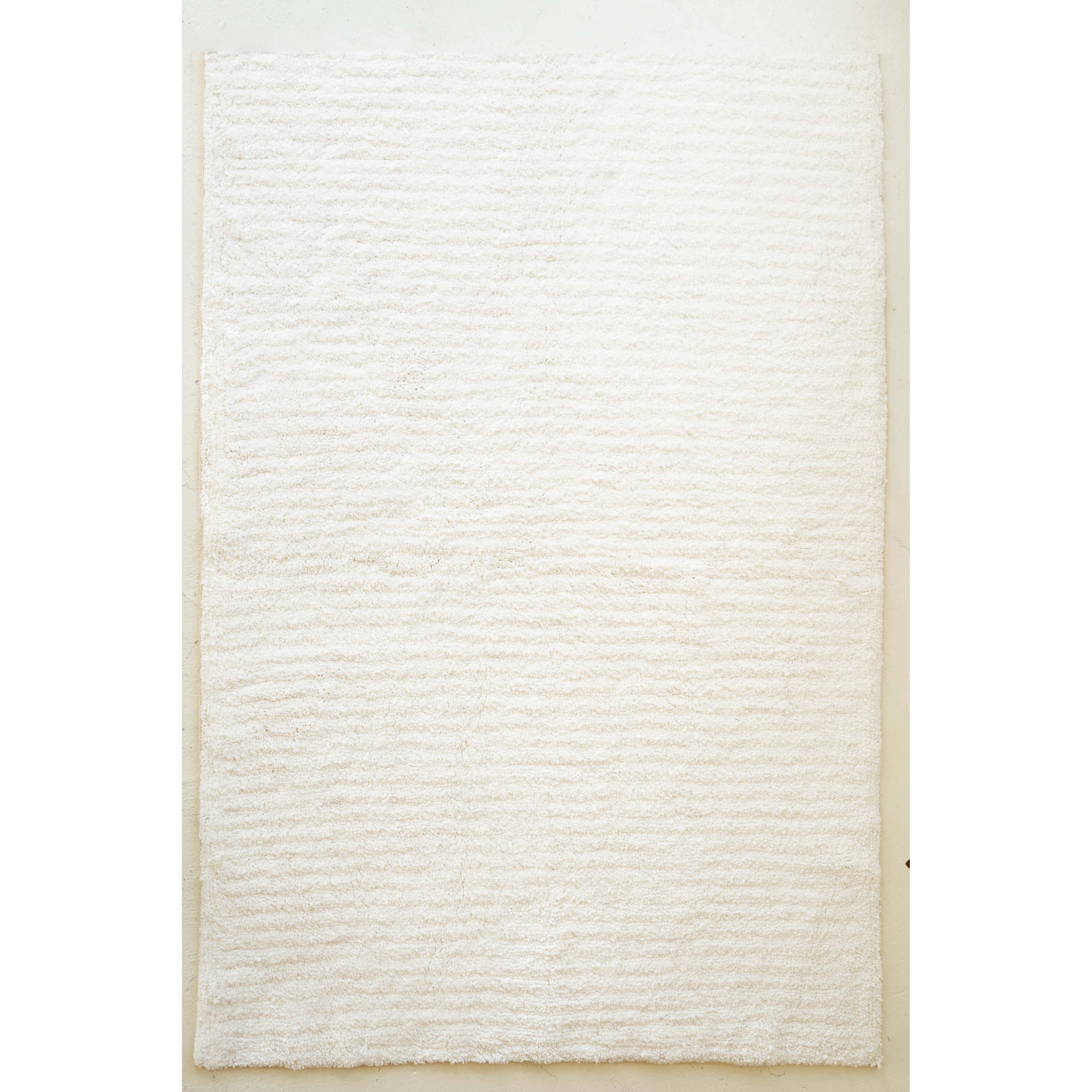 Signature Organic Cotton Solid Ivory Washable Area Rug、mySite、gigharbornorthrealestate