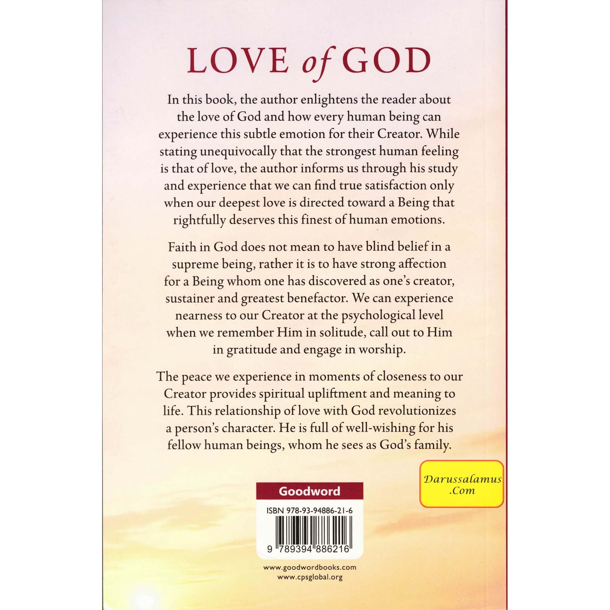 Love Of God By Maulana Wahiduddin Khan、mySite、topwebapps