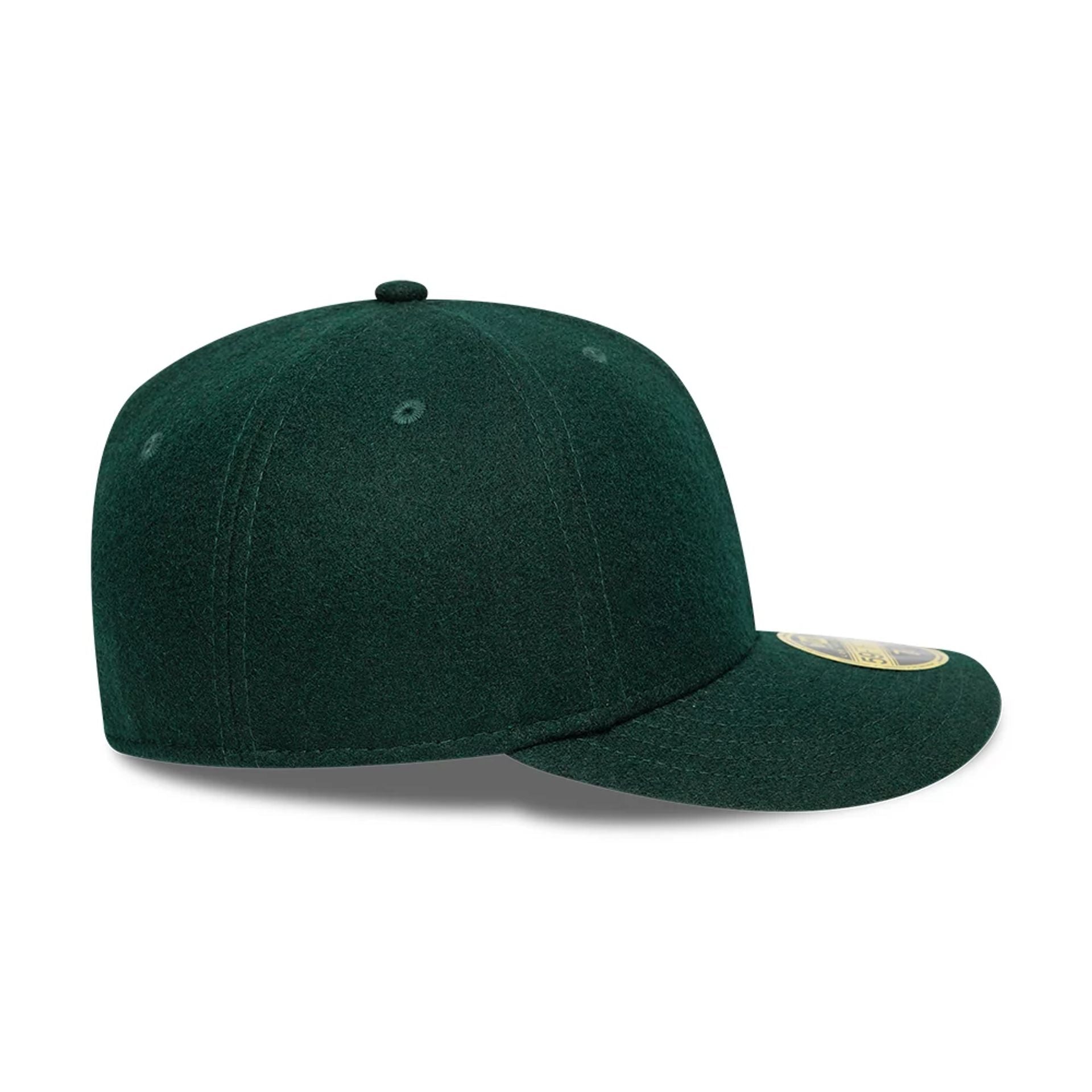 New Era Melton Wool Dark Green Low Profile 59FIFTY Fitted Cap、mySite、vikingsvslions