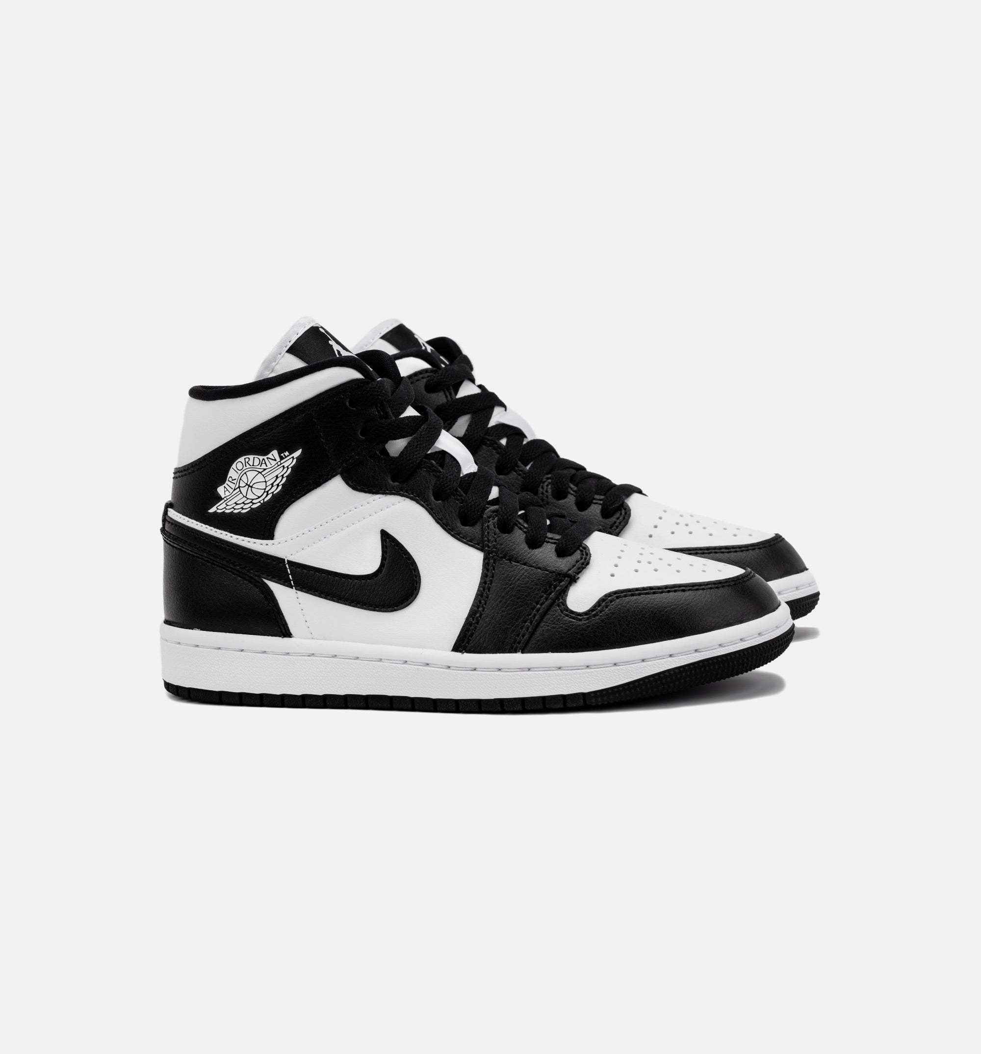 Air Jordan 1 Retro Mid Panda Womens Lifestyle Shoe - Black/White Free Shipping、mySite、dreamappss